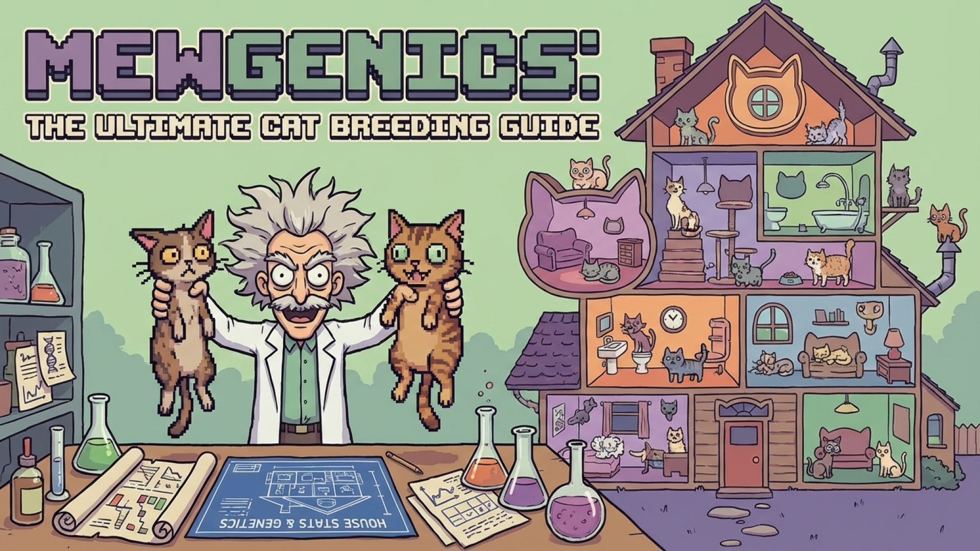 Mewgenics: The Ultimate Cat Breeding Guide to Master Genetics and House Stats