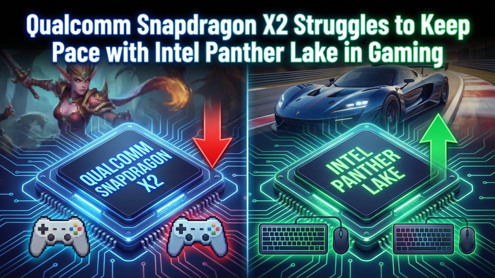 Qualcomm Snapdragon X2 Struggles to Keep Pace with Intel Panther Lake in Gaming