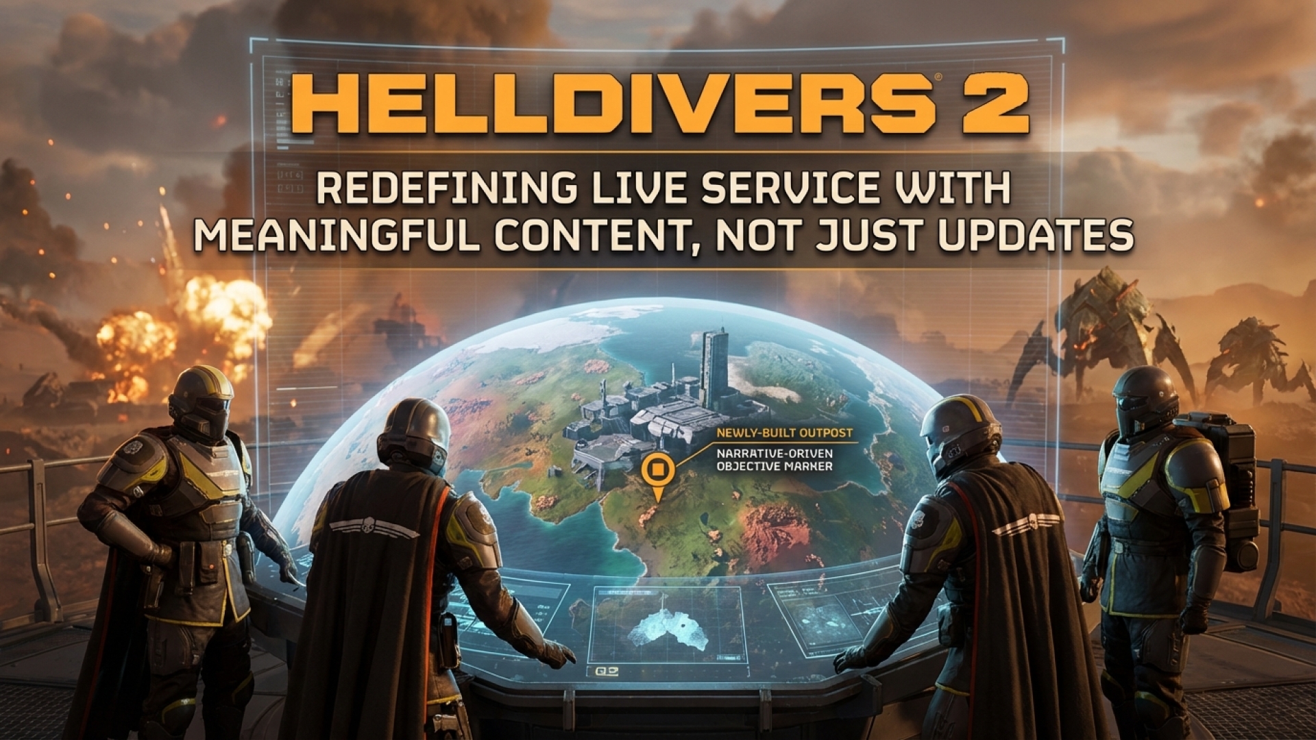 Helldivers 2: Redefining Live Service with Meaningful Content, Not Just Updates