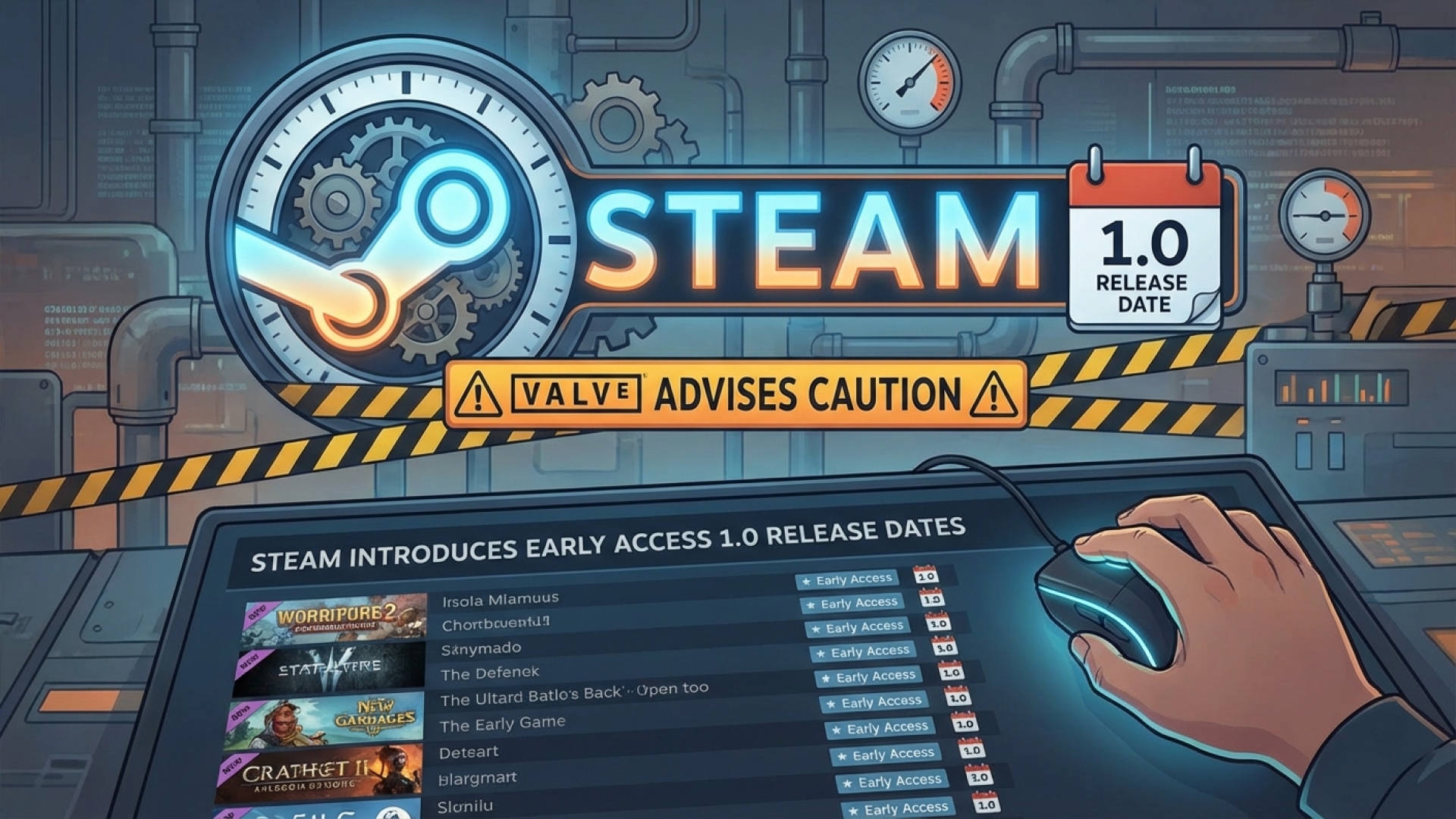 Steam Introduces Early Access 1.0 Release Dates, But Valve Advises Caution