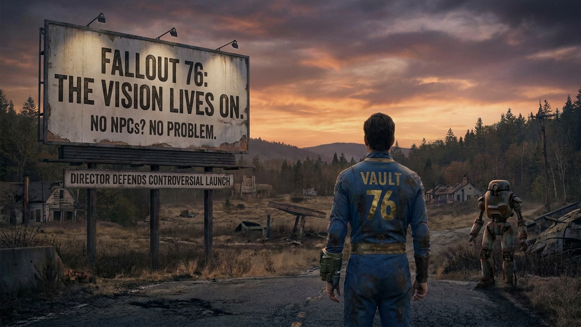 Fallout 76 Director Defends Original Controversial NPC-Free Launch Vision