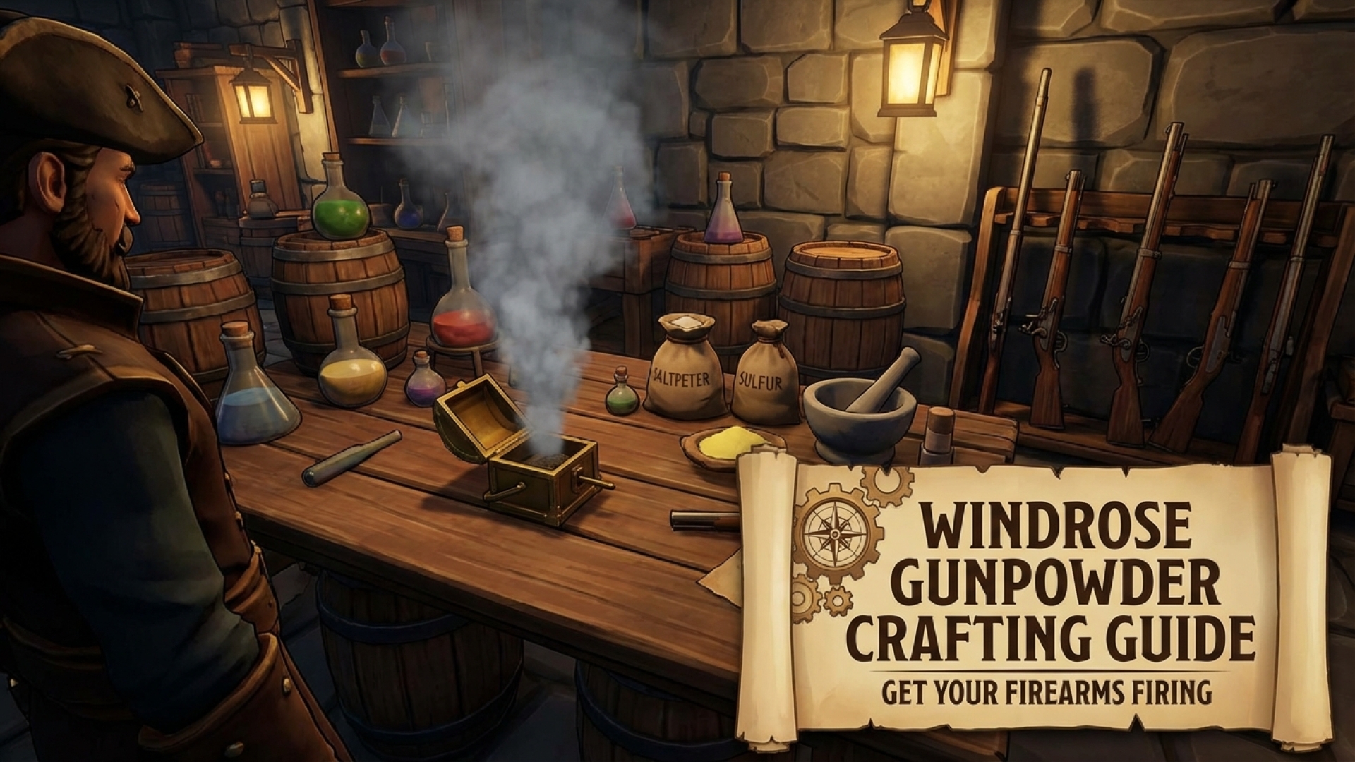 Windrose Gunpowder Crafting Guide: Get Your Firearms Firing