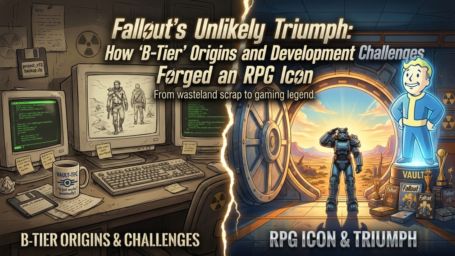 Fallout’s Unlikely Triumph: How ‘B-Tier’ Origins and Development Challenges Forged an RPG Icon
