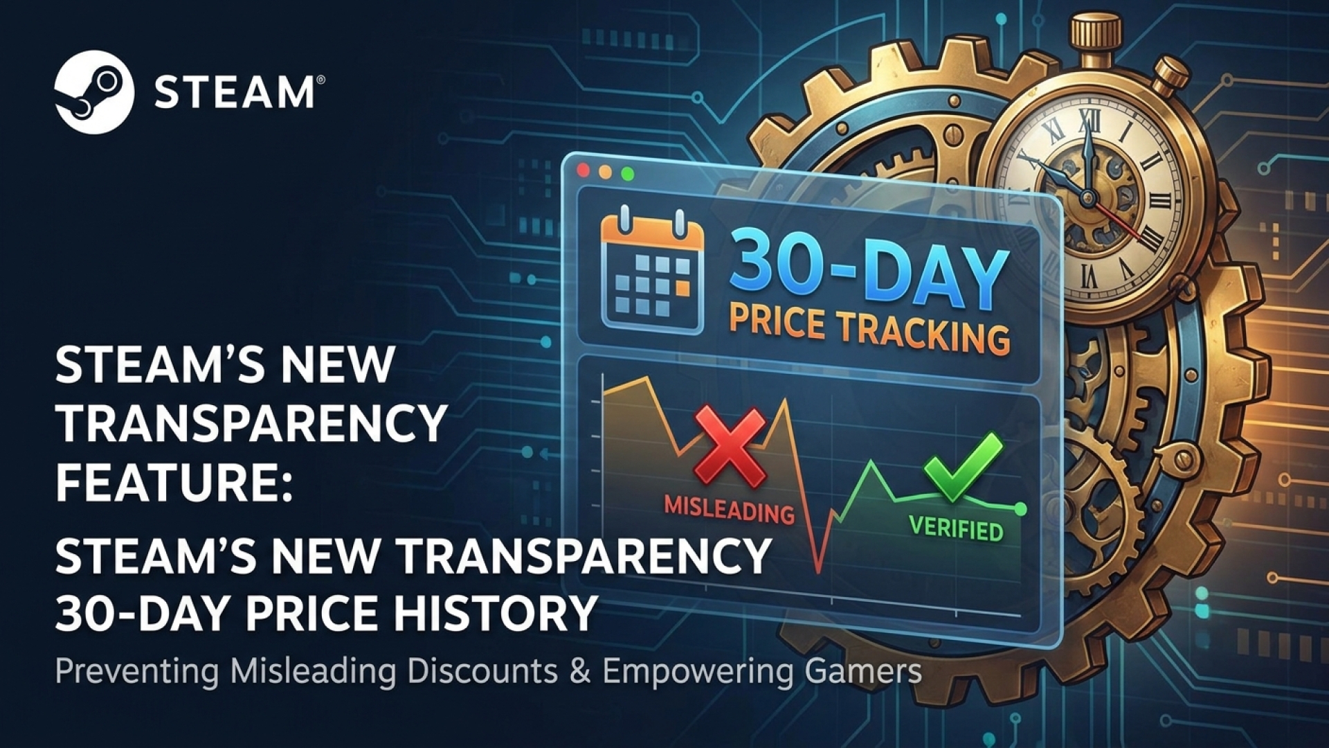 Steam Set to Introduce 30-Day Price Tracking to Prevent Misleading Discounts
