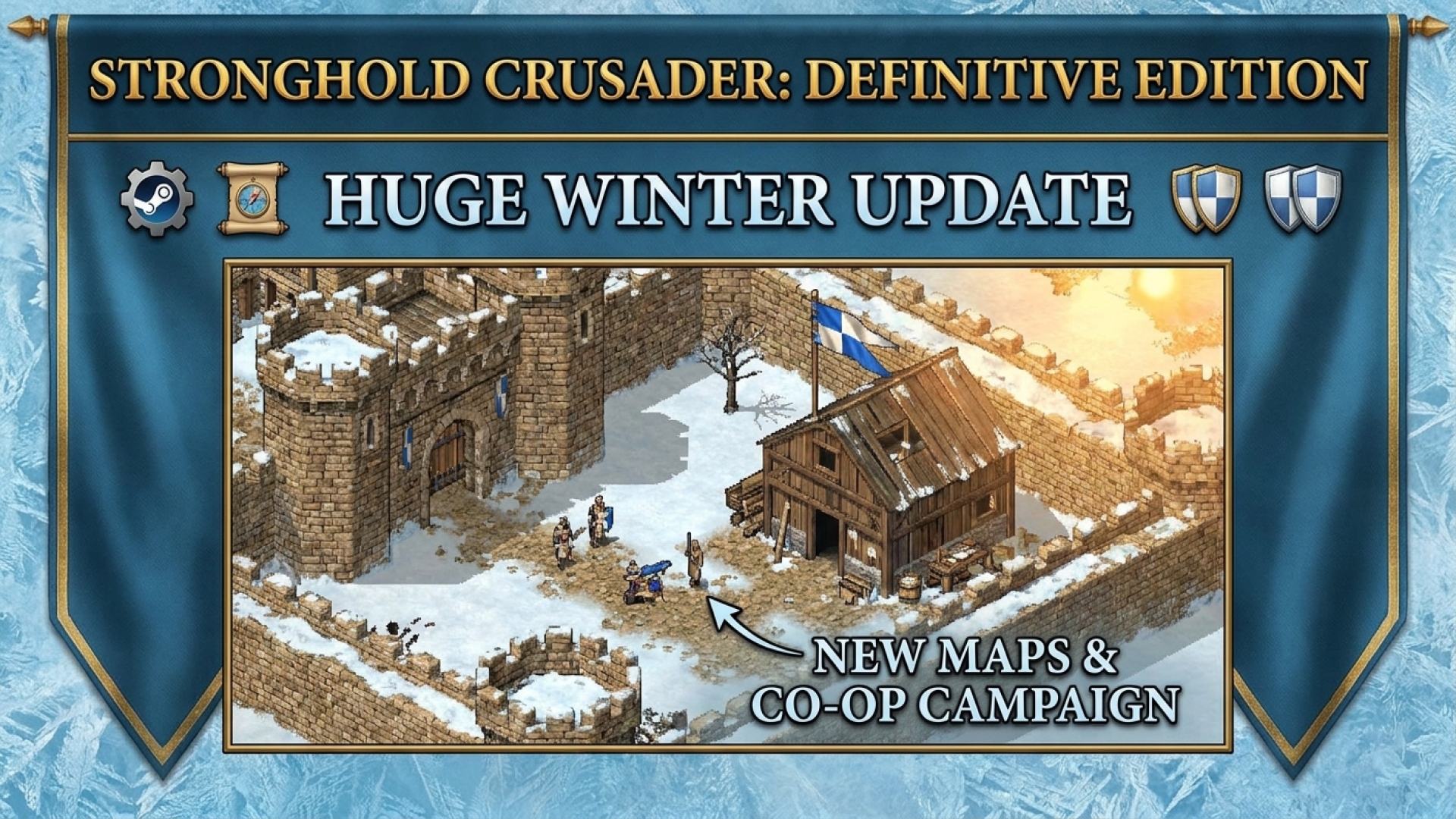 Stronghold Crusader: Definitive Edition Unleashes Huge Winter Update with Steam Workshop, New Maps & Co-op Campaign