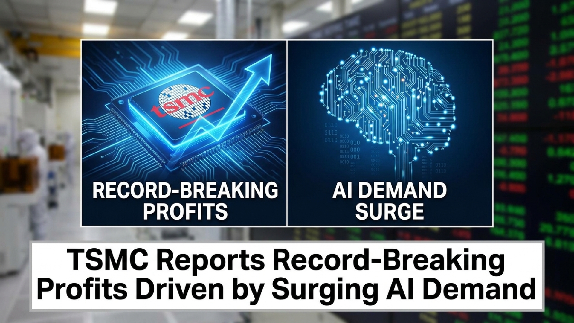 TSMC Reports Record-Breaking Profits Driven by Surging AI Demand