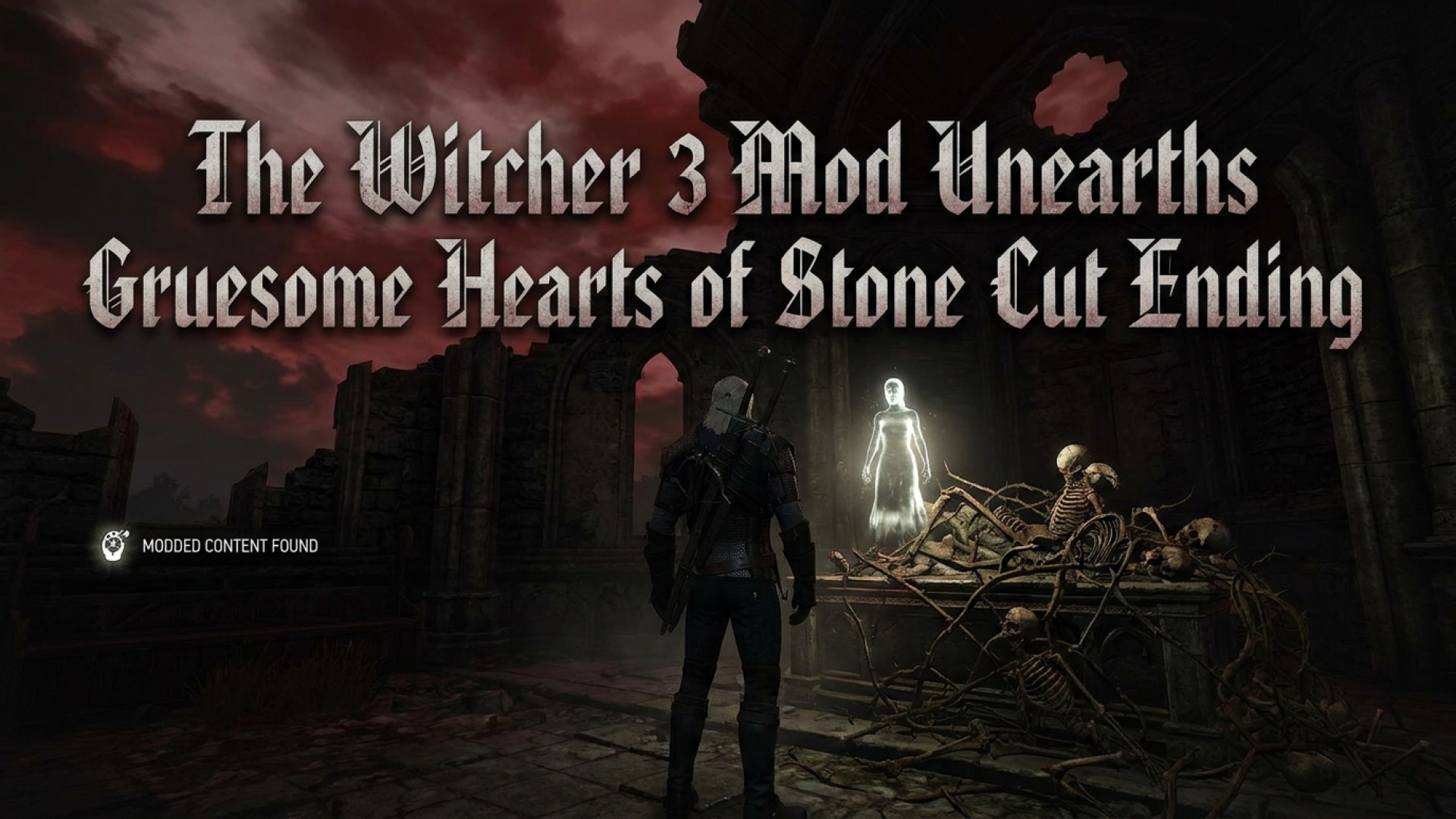 The Witcher 3 Mod Unearths Gruesome Hearts of Stone Cut Ending