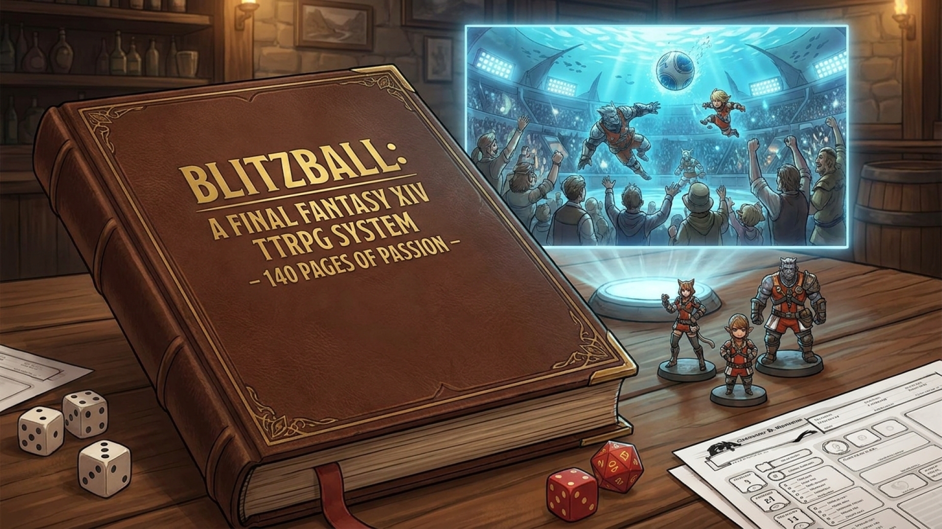 FF14’s Passionate Community Creates an Epic 140-Page Blitzball TTRPG System