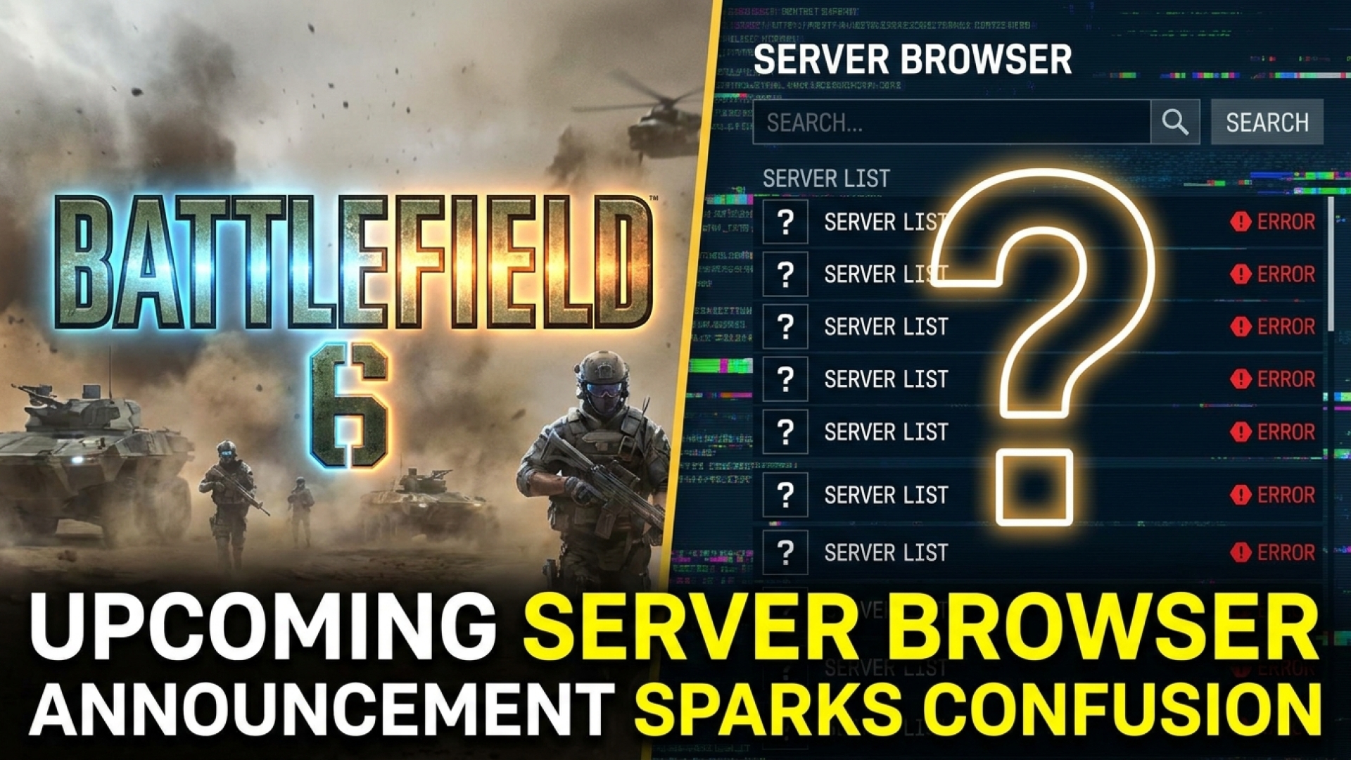 Battlefield 6’s Upcoming Server Browser Announcement Sparks Confusion