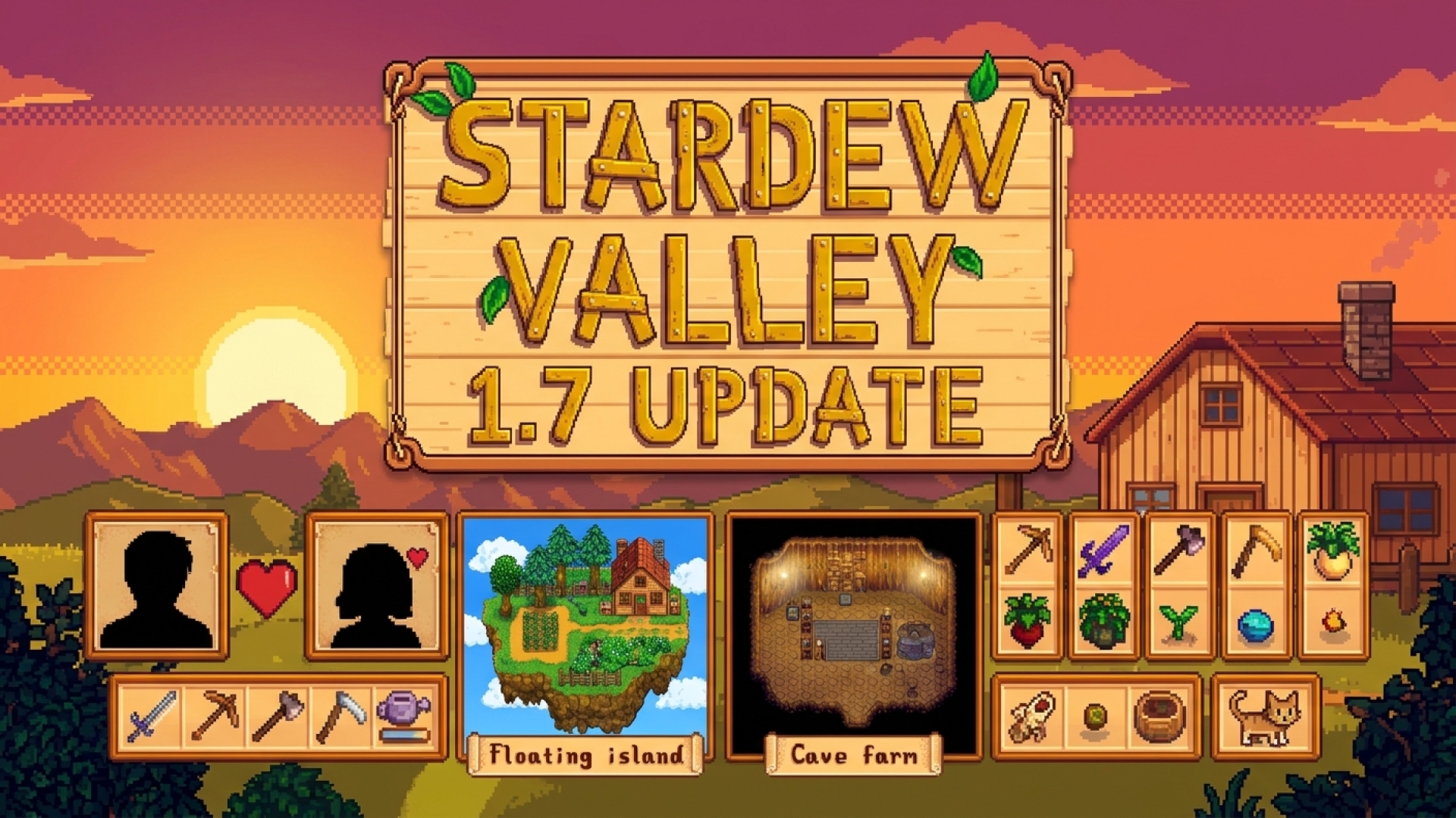 Stardew Valley 1.7: All the Latest Details on New Romance Options, Farm Types, and More