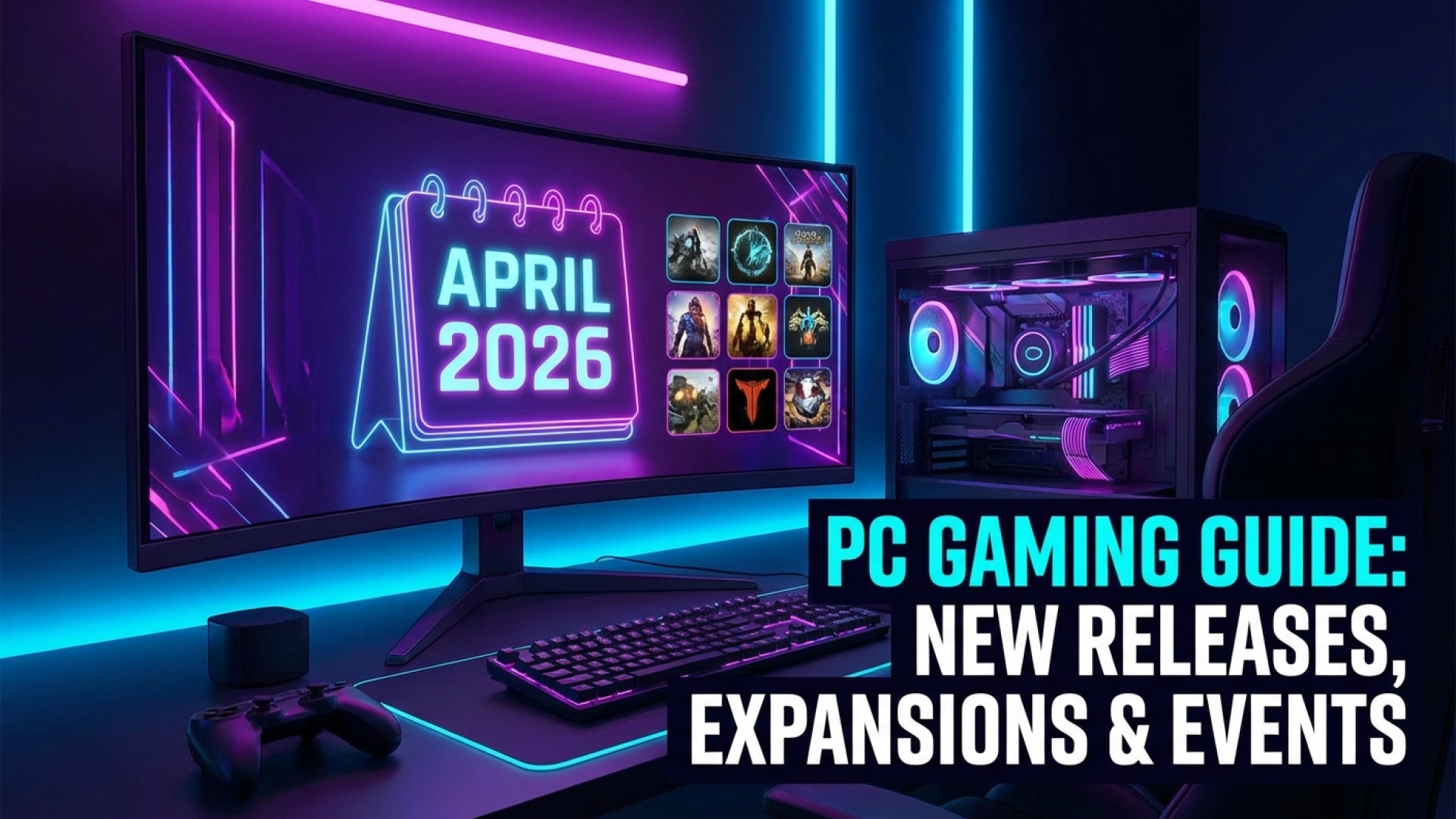 April 2026 PC Gaming Guide: New Releases, Expansions & Events