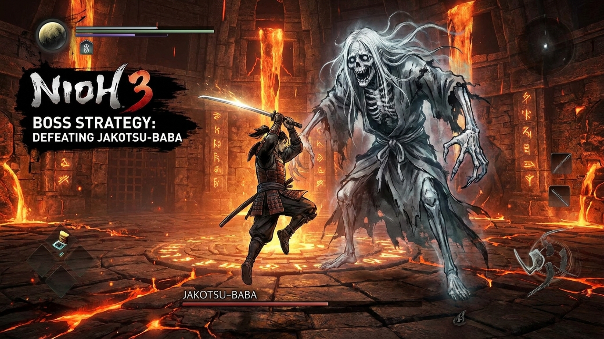 Nioh 3 Boss Strategy: Defeating Jakotsu-baba in the Crucible