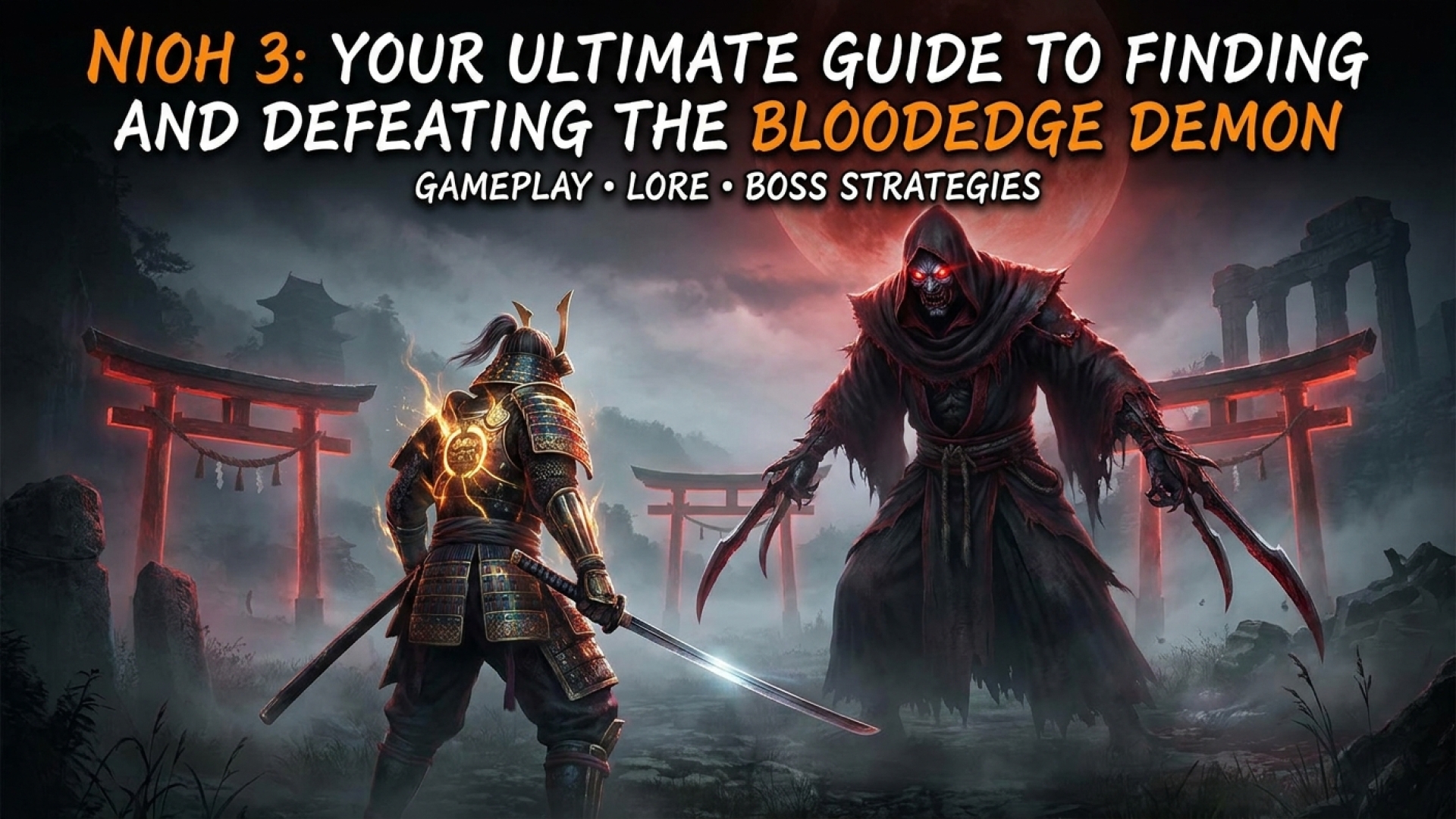 Nioh 3: Your Ultimate Guide to Finding and Defeating the Bloodedge Demon