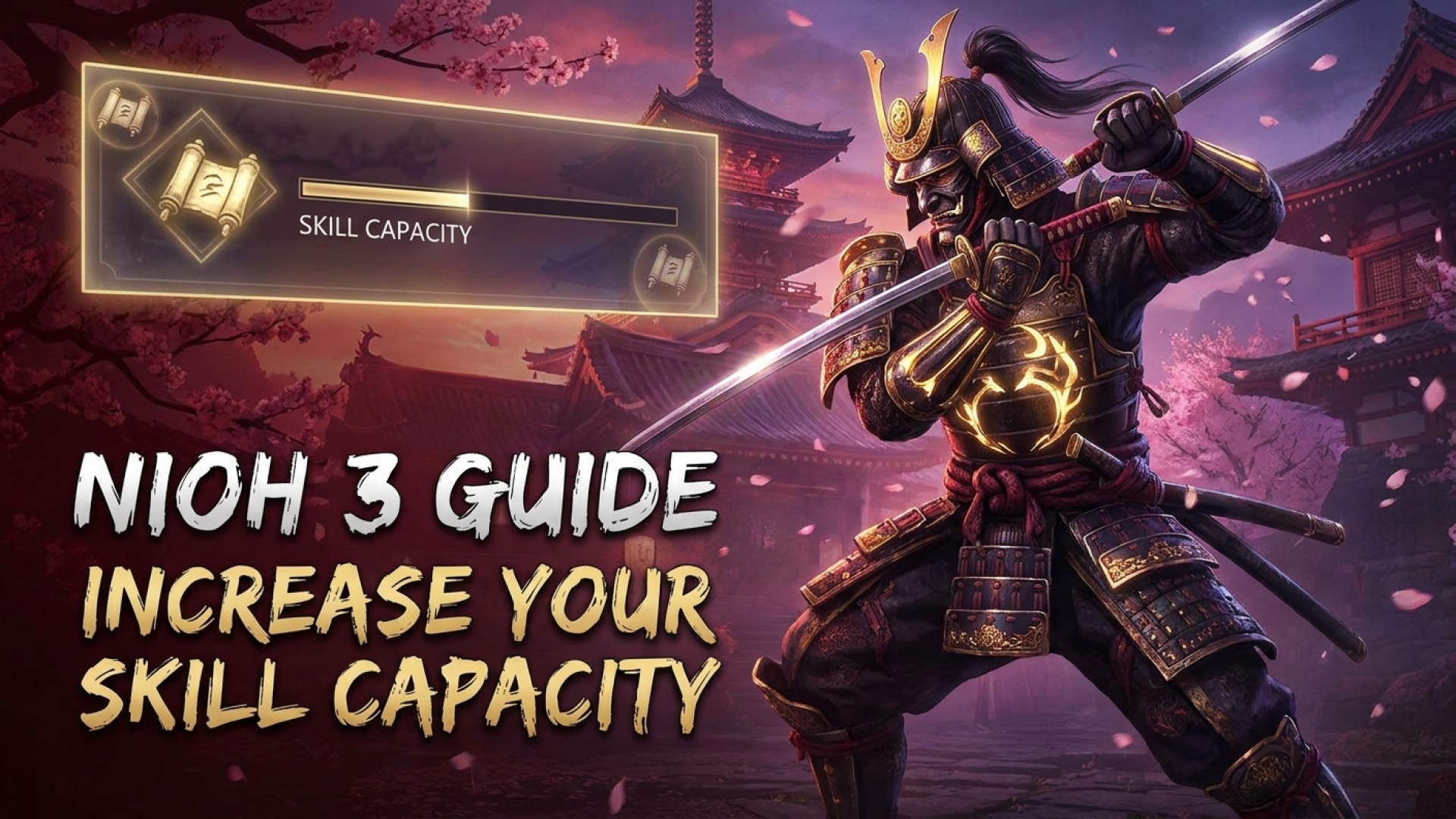 Nioh 3 Guide: How to Increase Your Skill Capacity