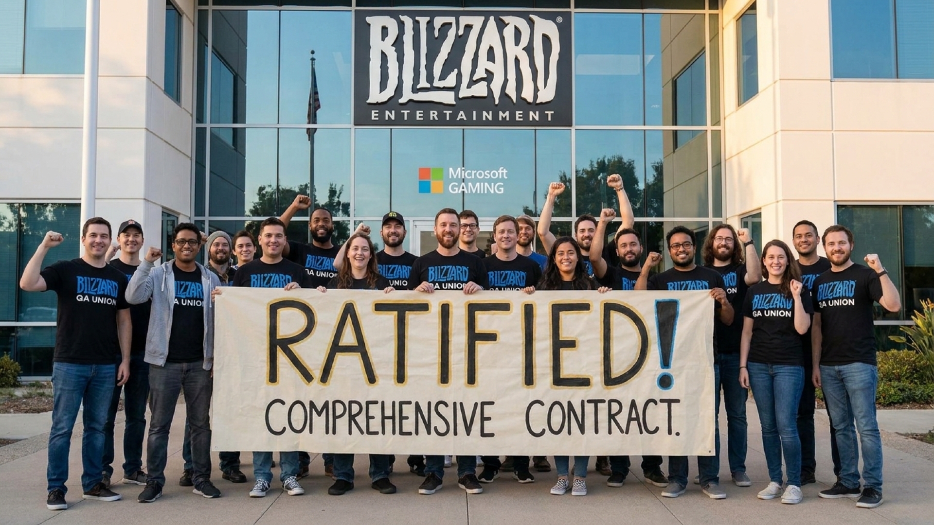 Blizzard QA Workers Ratify Comprehensive Union Contract with Microsoft After Three Years