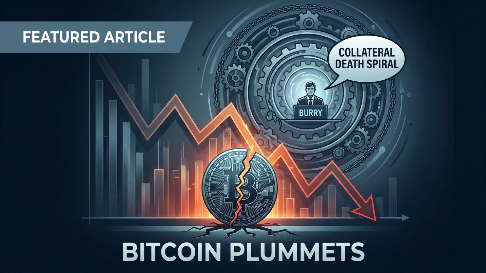 Bitcoin Plummets to 16-Month Low Amid Michael Burry’s ‘Collateral Death Spiral’ Warning