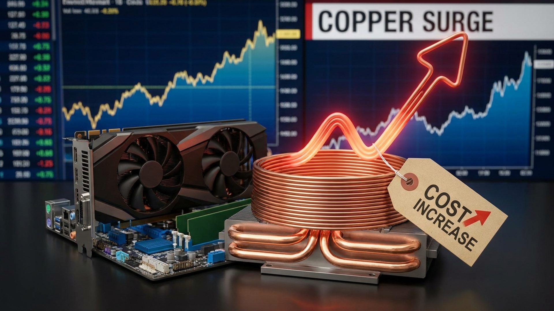 Copper Price Surge Threatens to Drive Up PC Hardware Costs