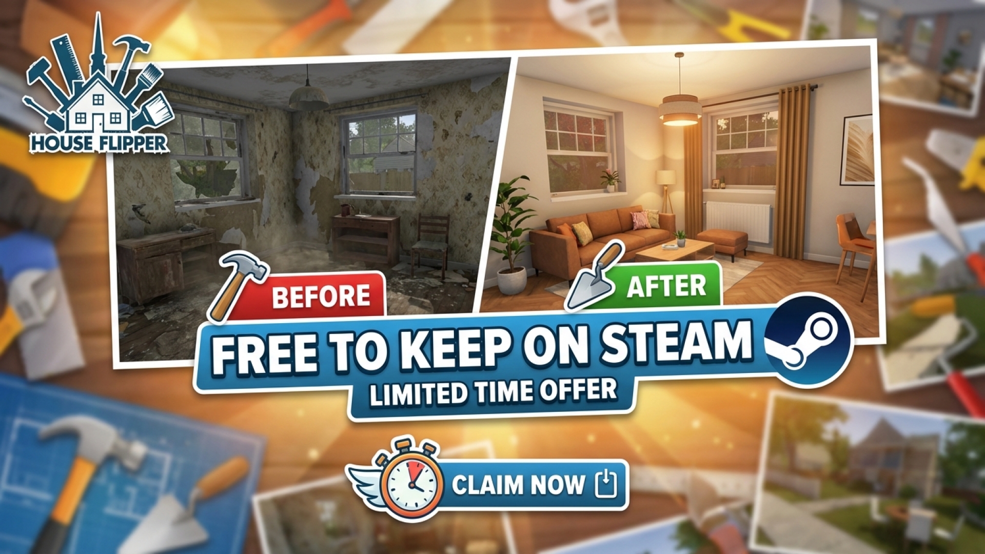 House Flipper is Free to Keep on Steam for a Limited Time