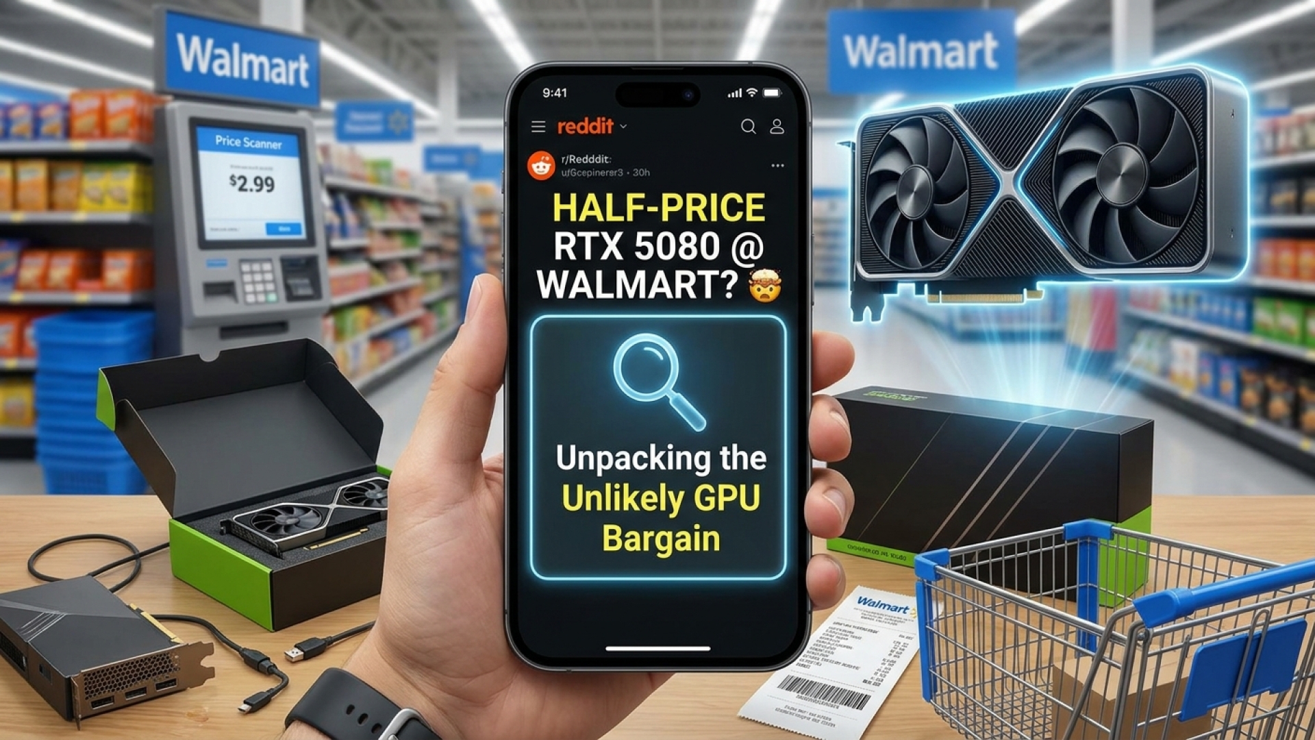 Redditor Claims Half-Price RTX 5080 at Walmart: Unpacking the Unlikely GPU Bargain