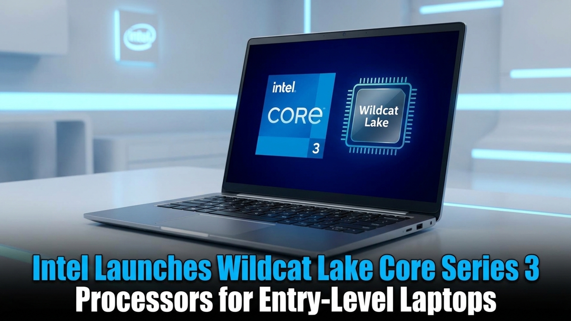 Intel Launches Wildcat Lake Core Series 3 Processors for Entry-Level Laptops