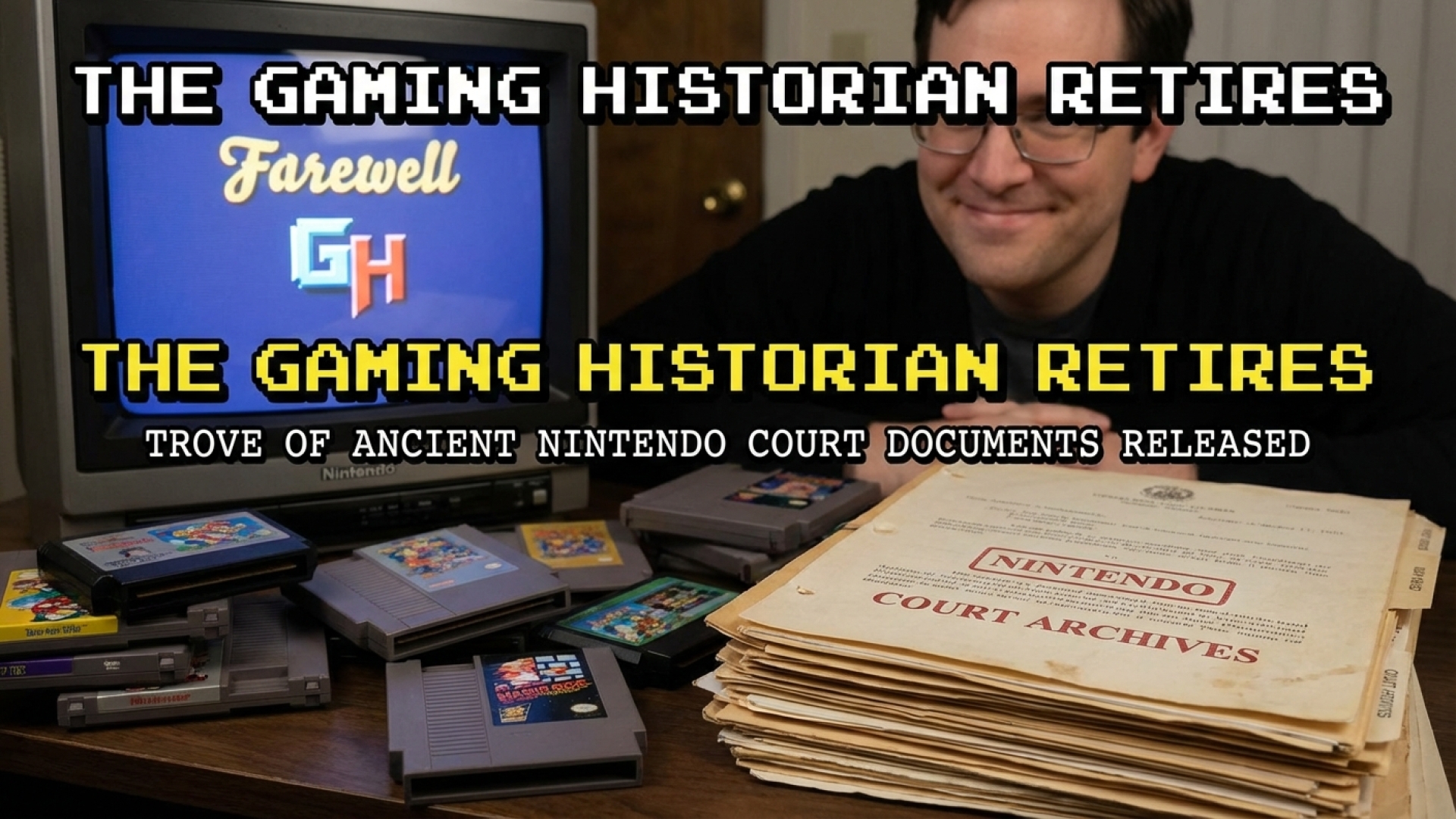 The Gaming Historian Norman Caruso Retires from YouTube, Releases Trove of Ancient Nintendo Court Documents