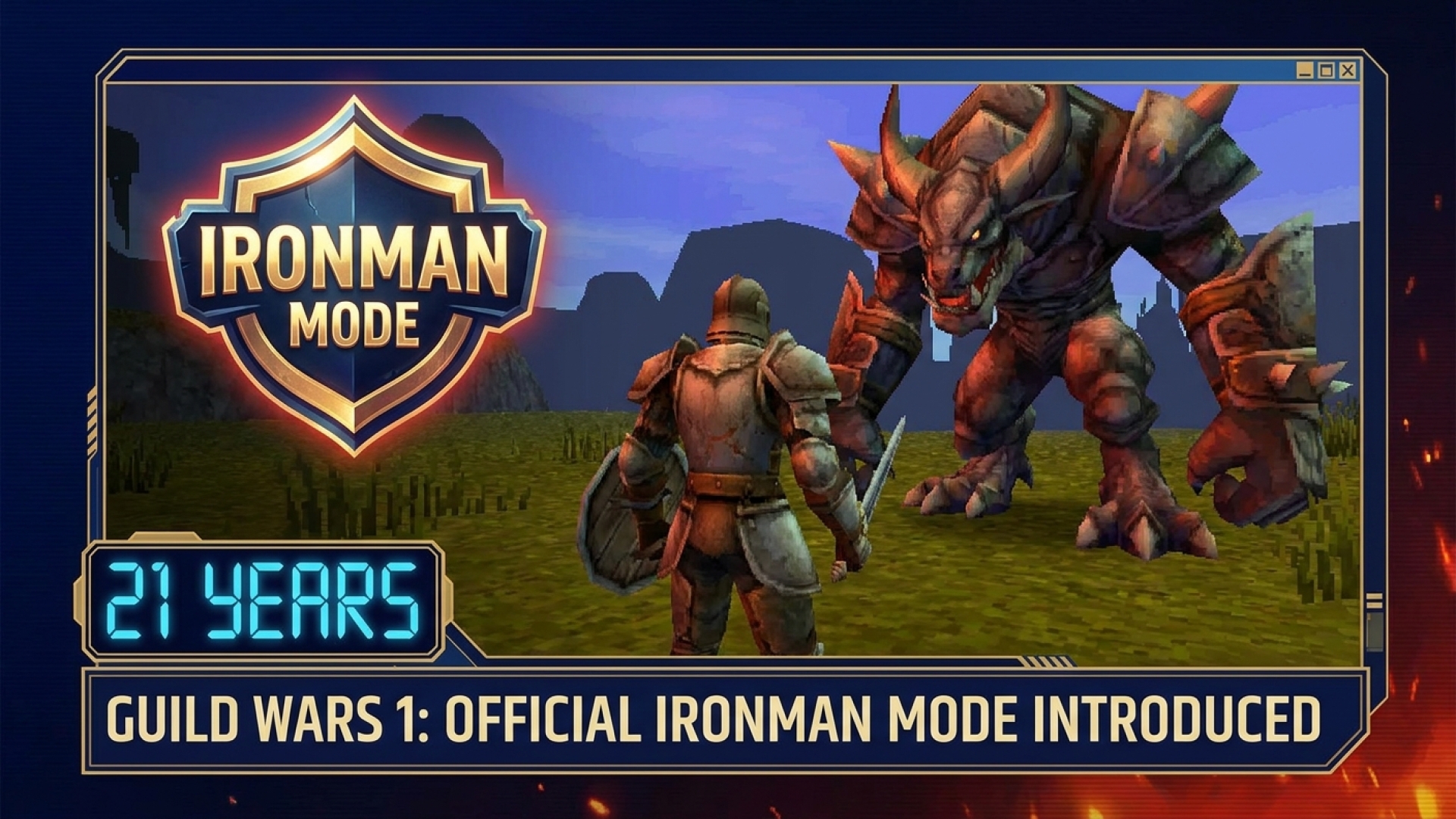 21 Years On, Guild Wars 1 Introduces Official Ironman Mode