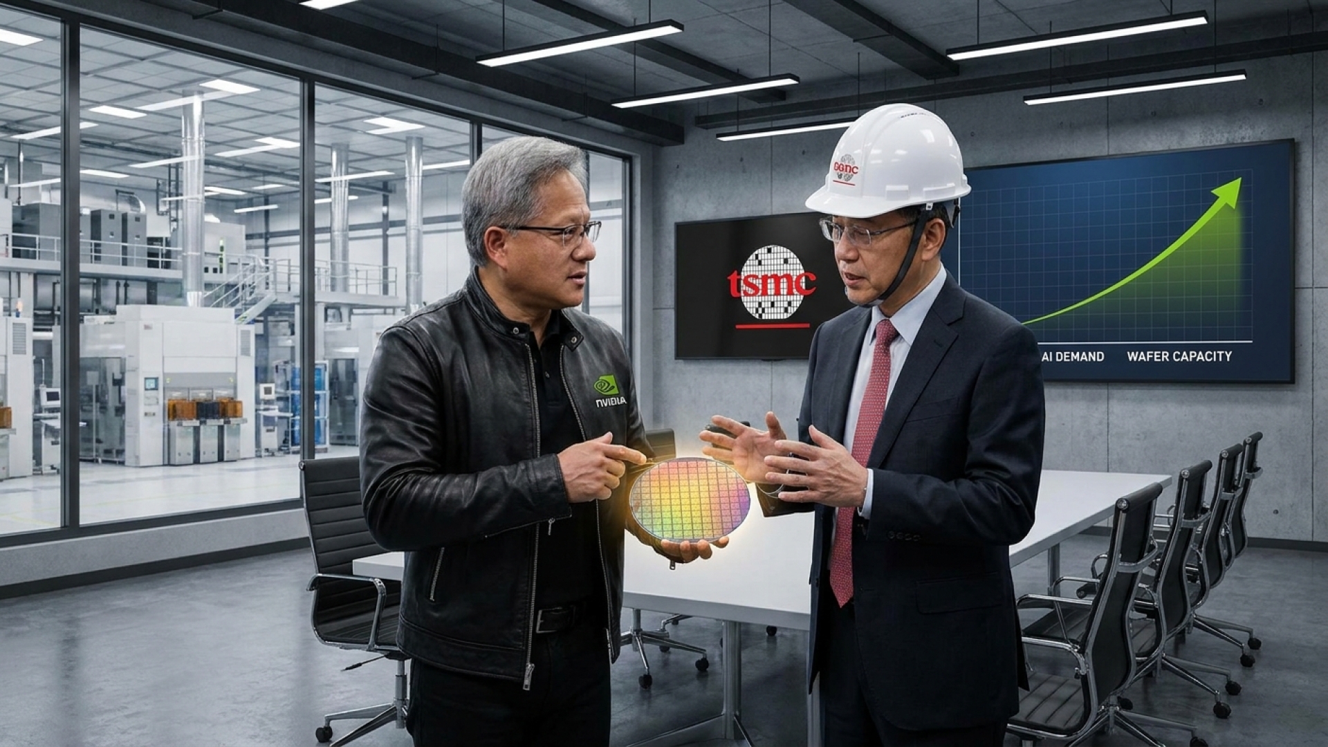 Nvidia CEO Jensen Huang Pressures TSMC for Increased Wafer Production Amid Surging AI Demand