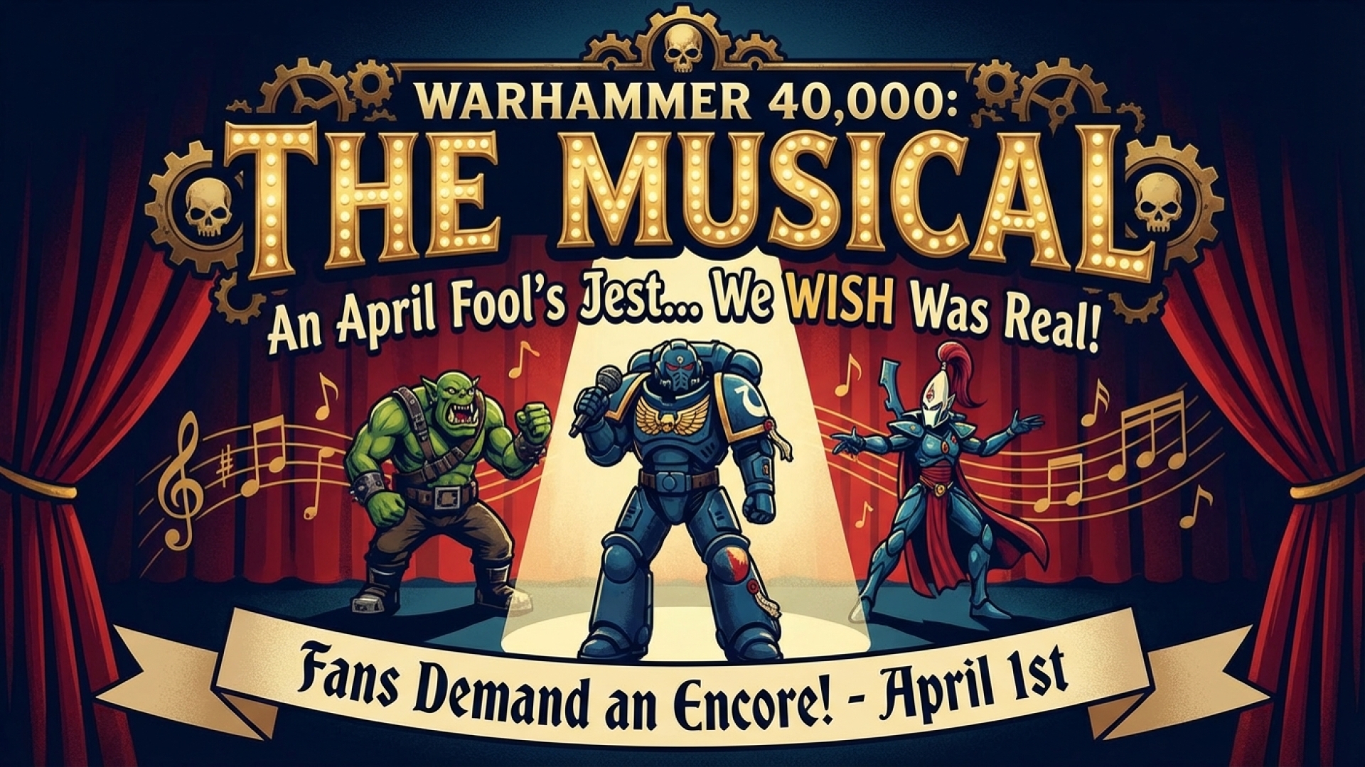 Warhammer 40,000 Musical: Games Workshop’s April Fool’s Joke That Fans Desperately Want to Be Real