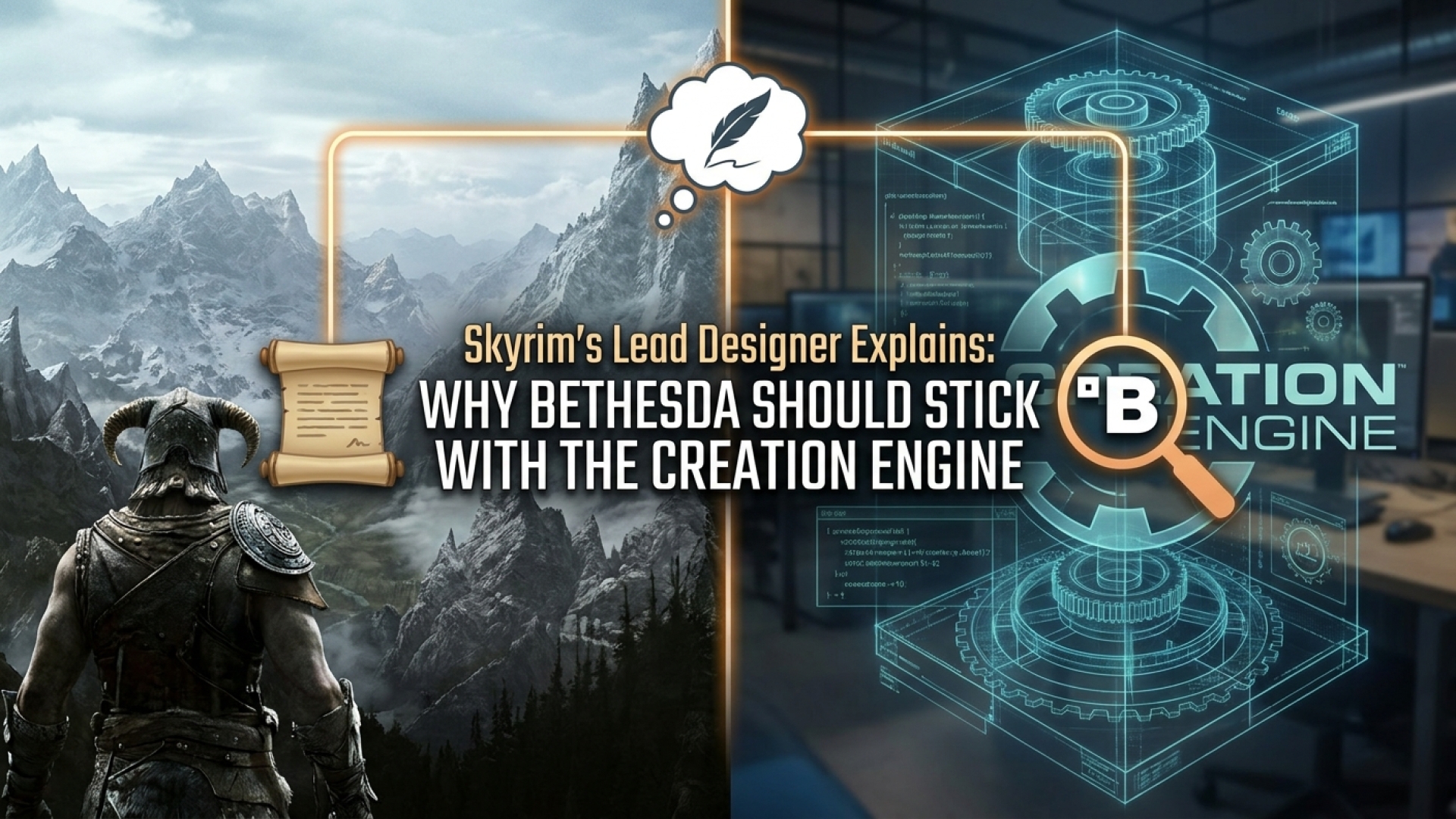 Skyrim’s Lead Designer Explains Why Bethesda Should Stick With the Creation Engine