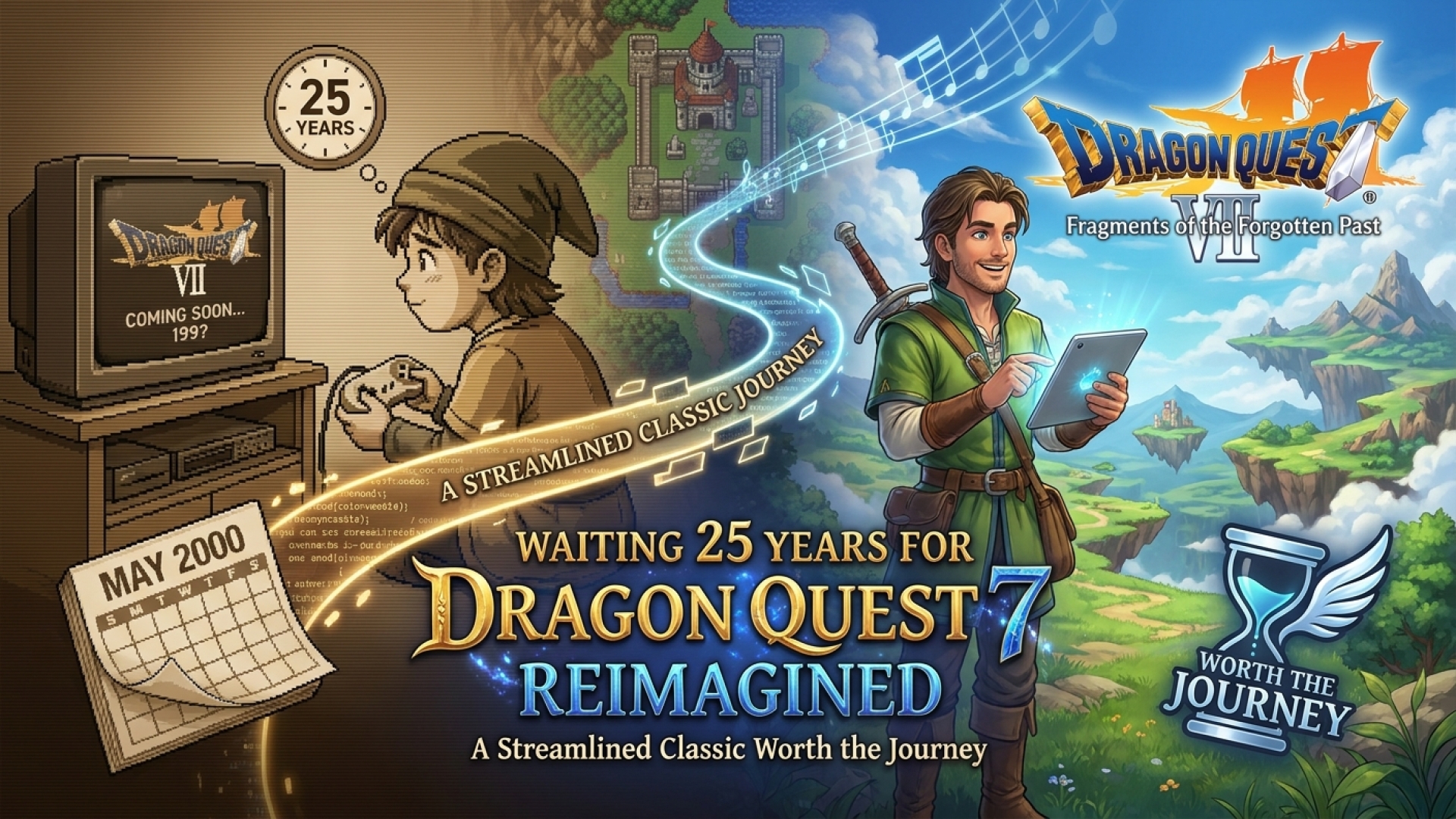 Waiting 25 Years for Dragon Quest 7 Reimagined: A Streamlined Classic Worth the Journey