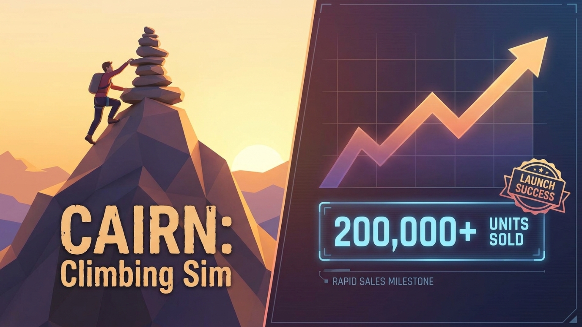 Climbing Sim ‘Cairn’ Sells 200,000 Units Rapidly After Launch