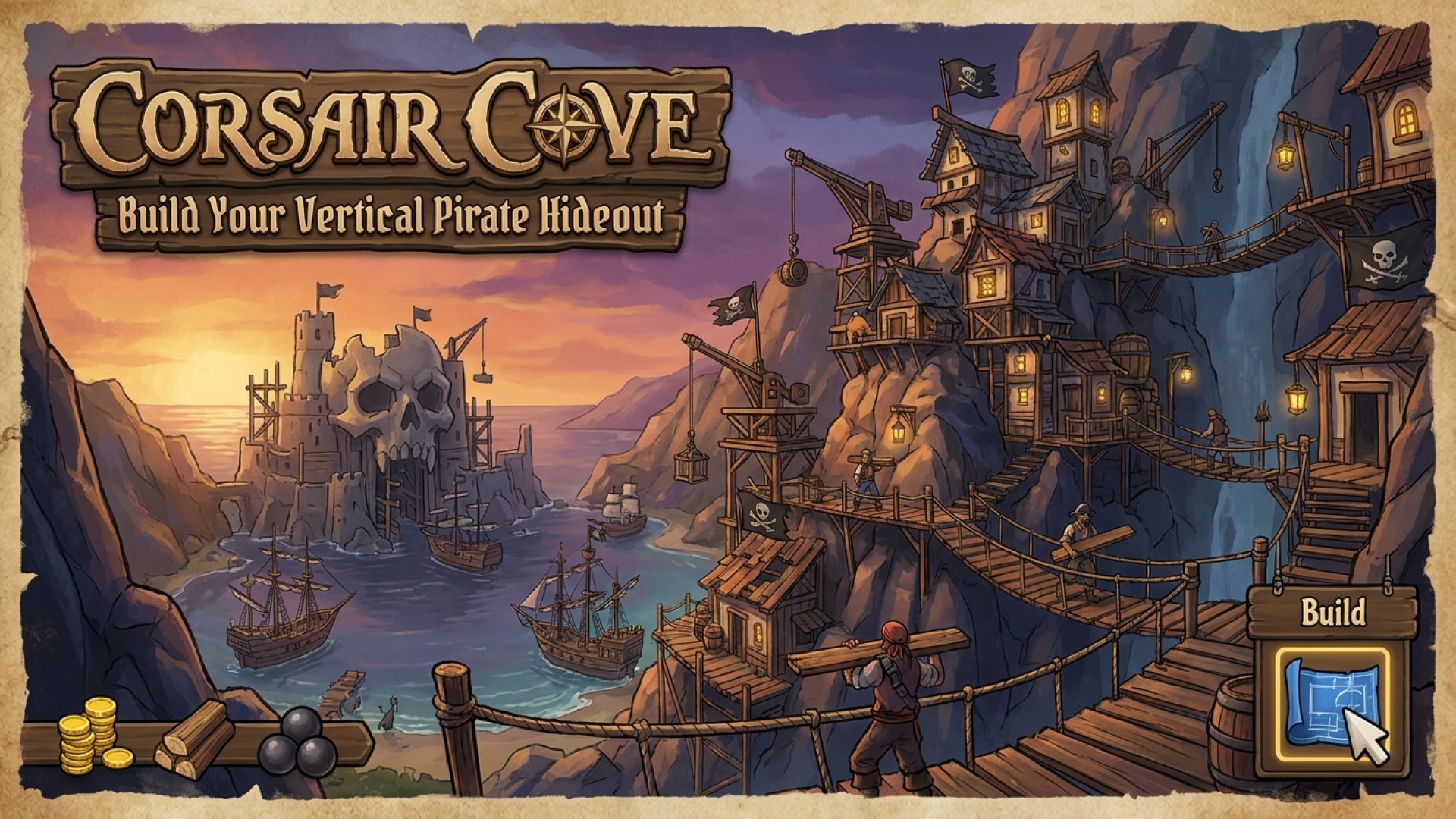 Corsair Cove: Build Your Vertical Pirate Hideout in This Upcoming City Builder
