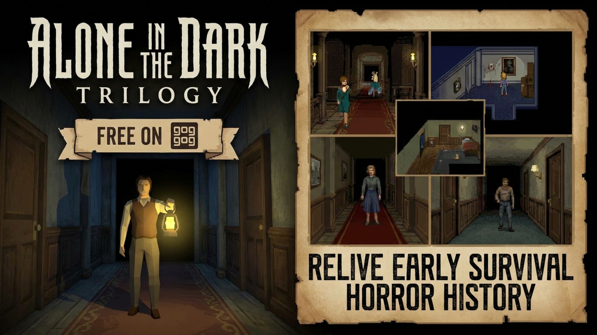 Alone in the Dark Trilogy Goes Free on GOG: Relive Early Survival Horror History