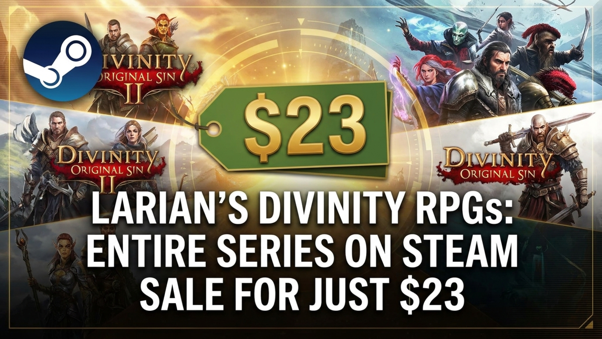 Larian’s Divinity RPGs: Entire Series on Steam Sale for Just $23