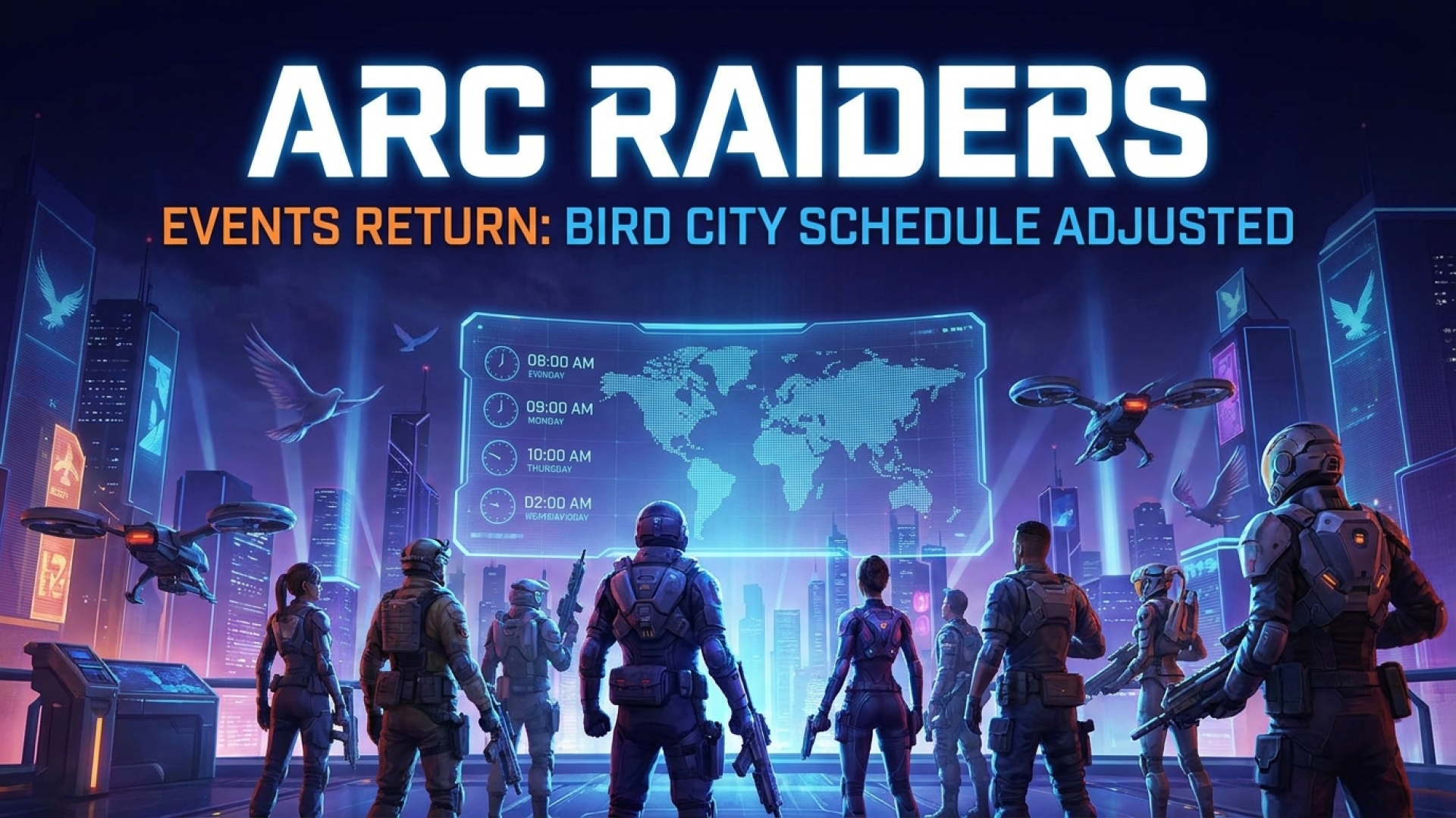 Arc Raiders Events Return: Bird City Schedule Adjusted for Global Players