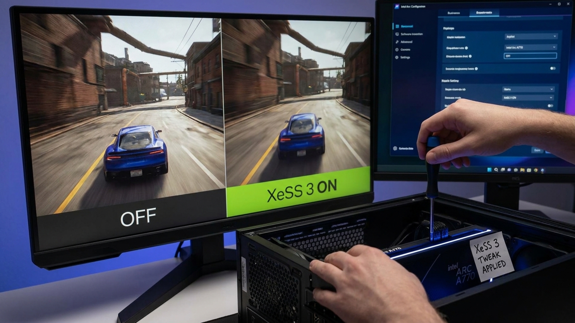 Enthusiasts Enable XeSS 3 Multi-Frame Generation on Older Intel Arc GPUs Through Simple Tweaks
