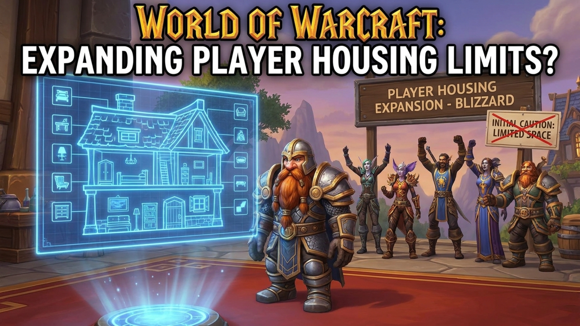 Blizzard Considers Expanding World of Warcraft Player Housing Limits After Initial Caution