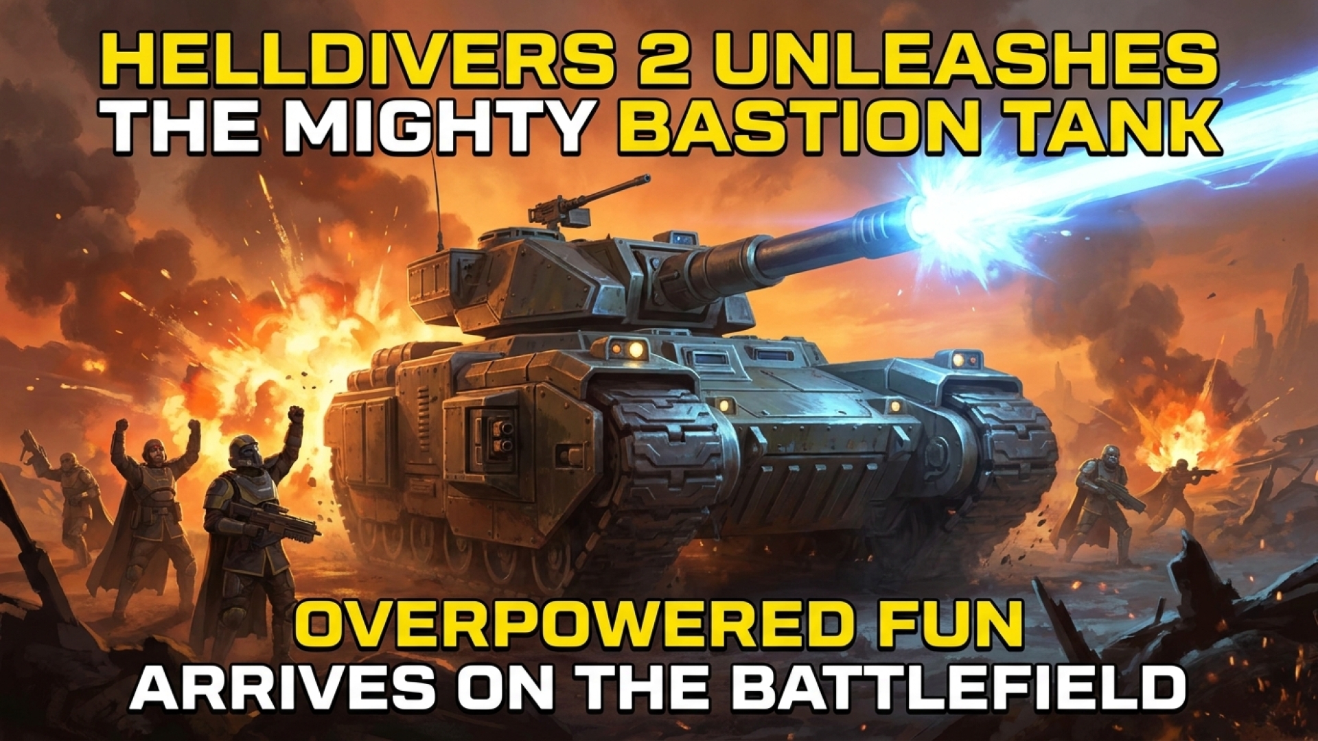 Helldivers 2 Unleashes the Mighty Bastion Tank: Overpowered Fun Arrives on the Battlefield
