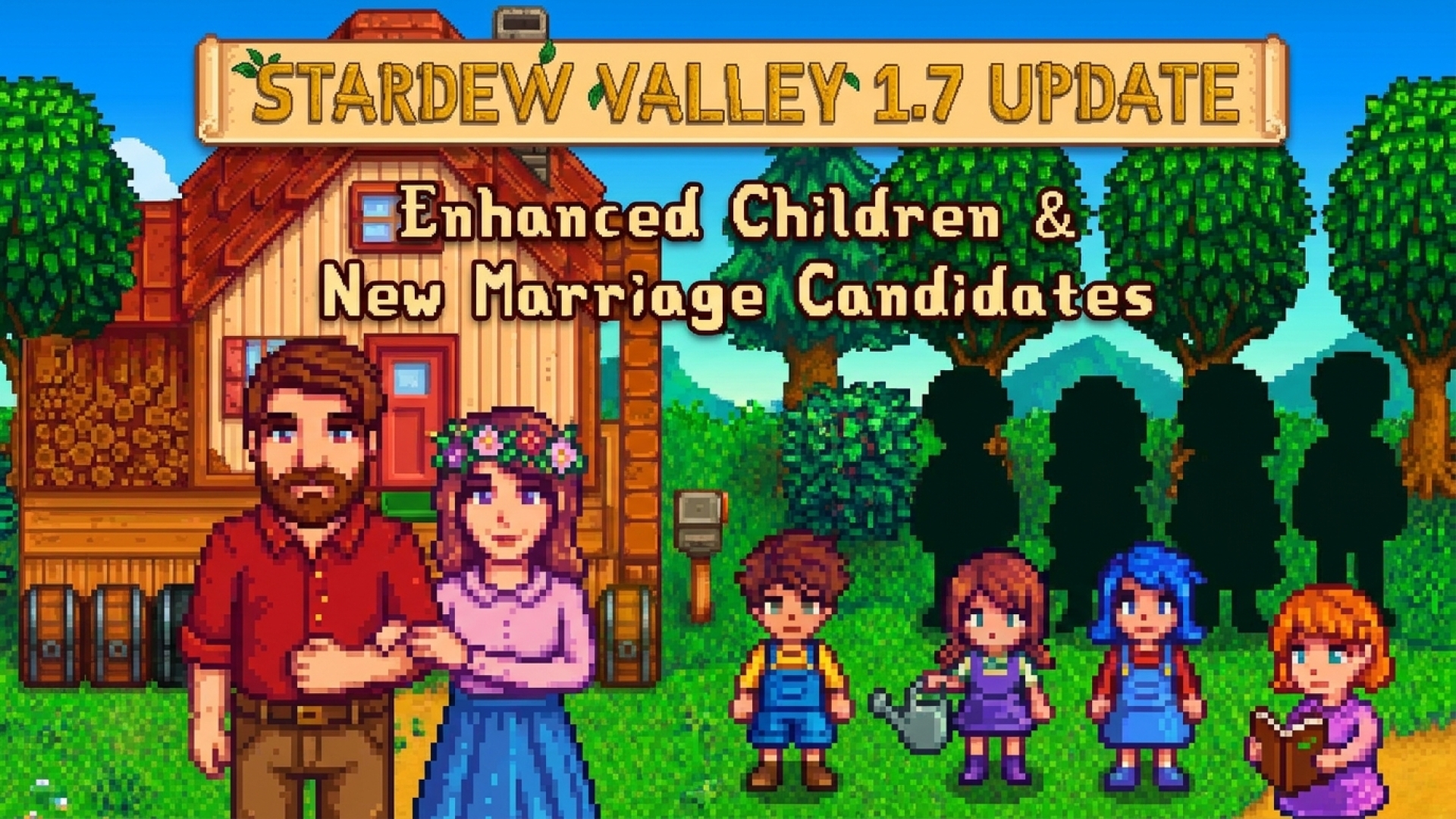 Stardew Valley 1.7 Update: Enhanced Children and New Marriage Candidates Revealed