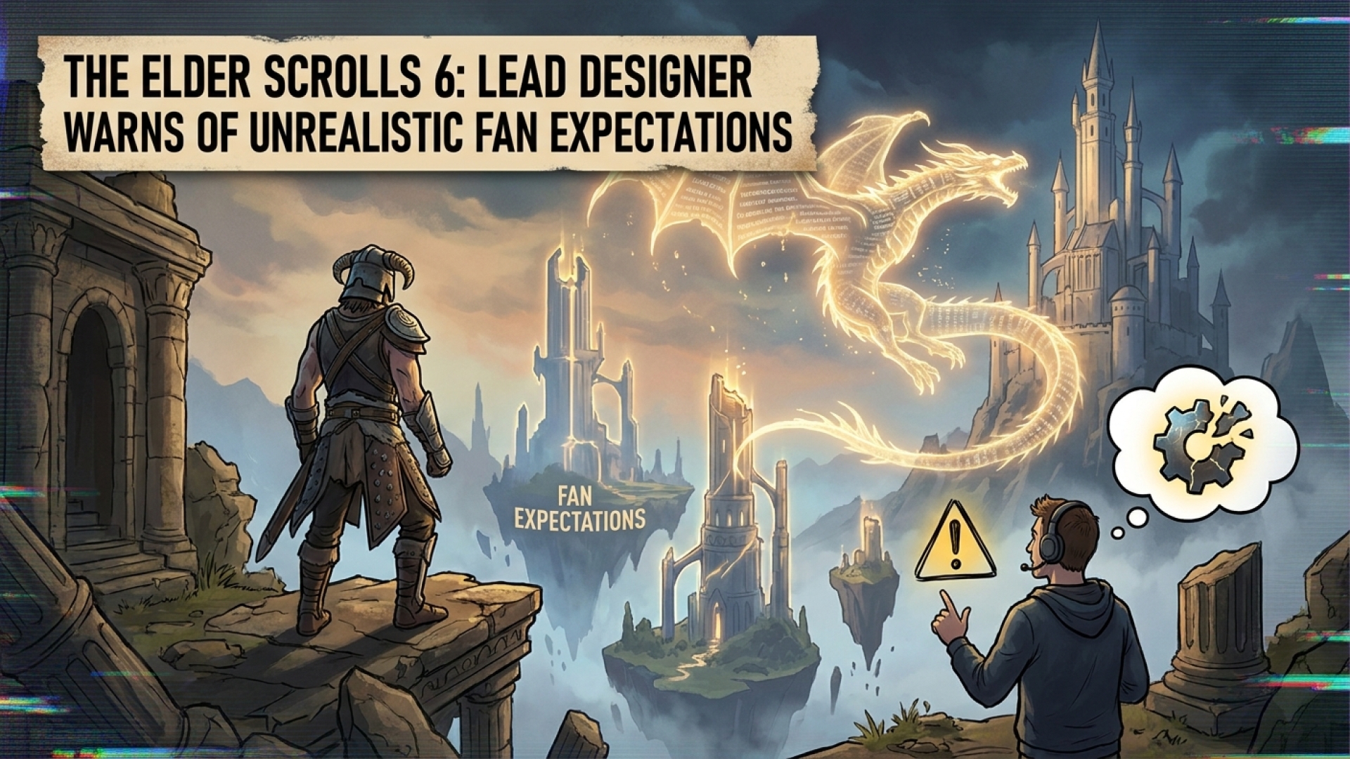 The Elder Scrolls 6: Skyrim Lead Designer Warns of Unrealistic Fan Expectations