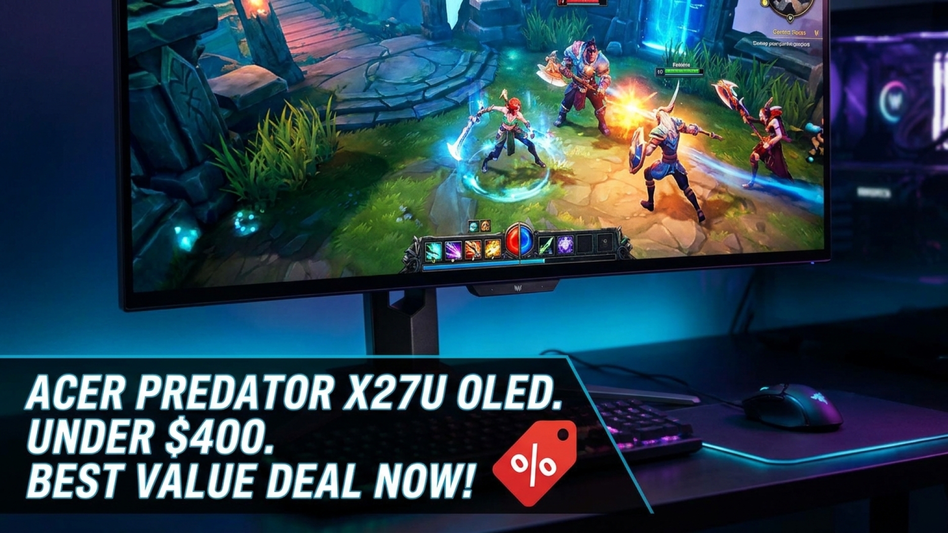 Score an Acer Predator X27U OLED Gaming Monitor for Under $400 – The Best Value OLED Deal Right Now