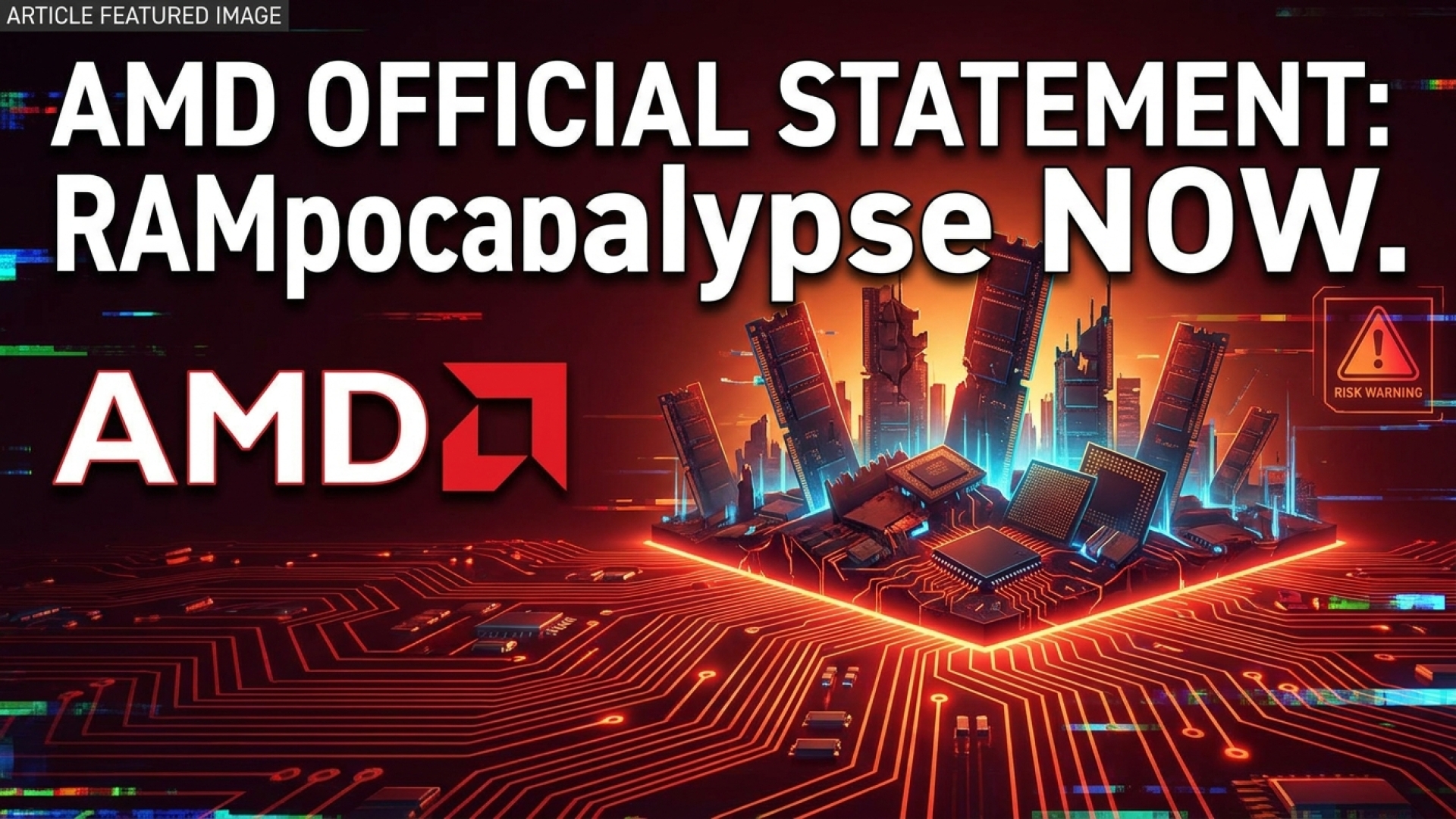 AMD Acknowledges Memory Shortage and ‘RAMpocalypse’ in Official Risk Statements