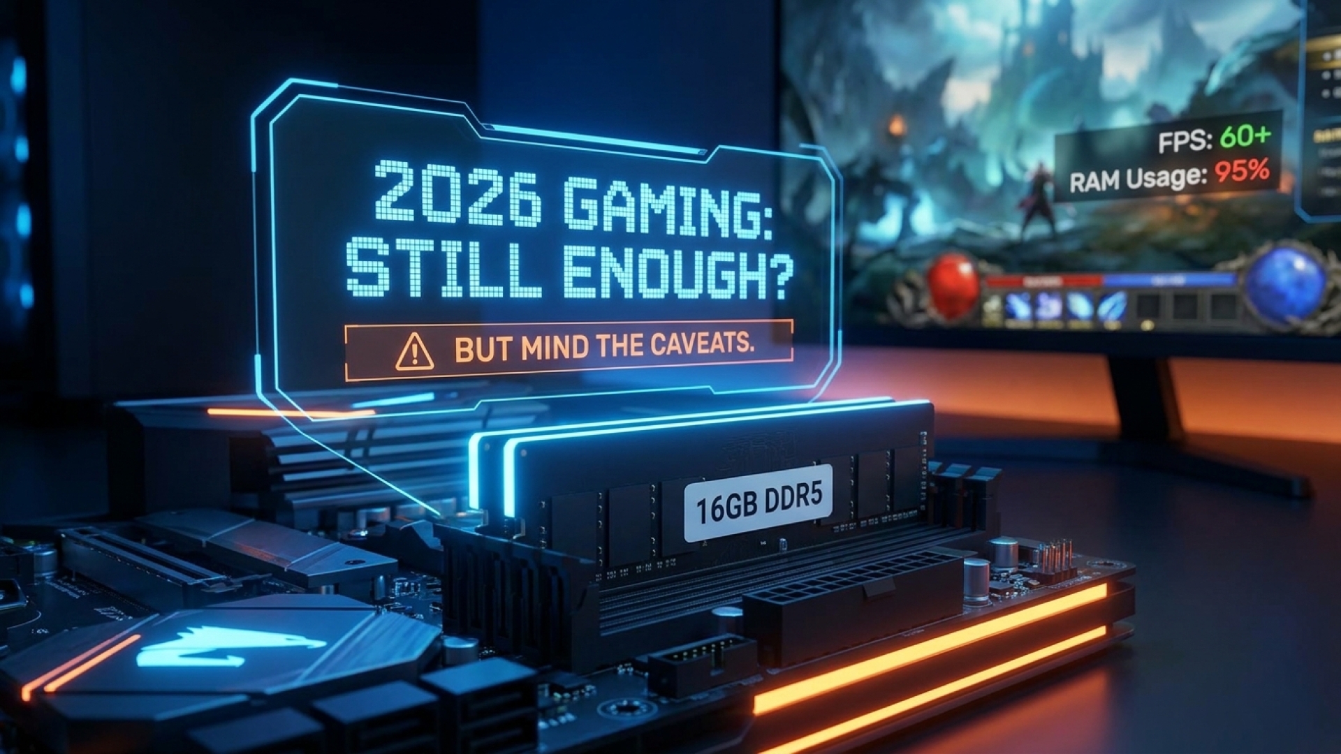 16GB RAM for PC Gaming: Still Enough in 2026, But Mind the Caveats