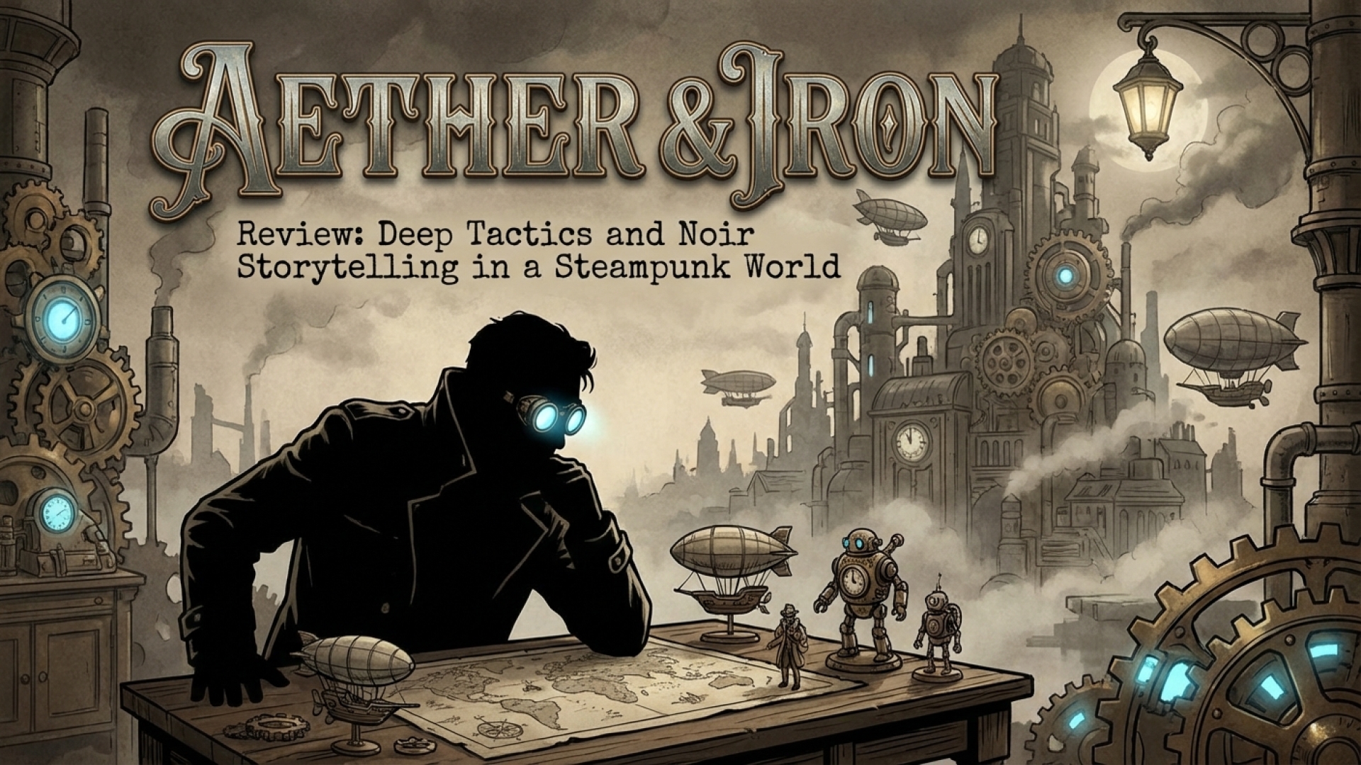 Aether & Iron Review: Deep Tactics and Noir Storytelling in a Steampunk World