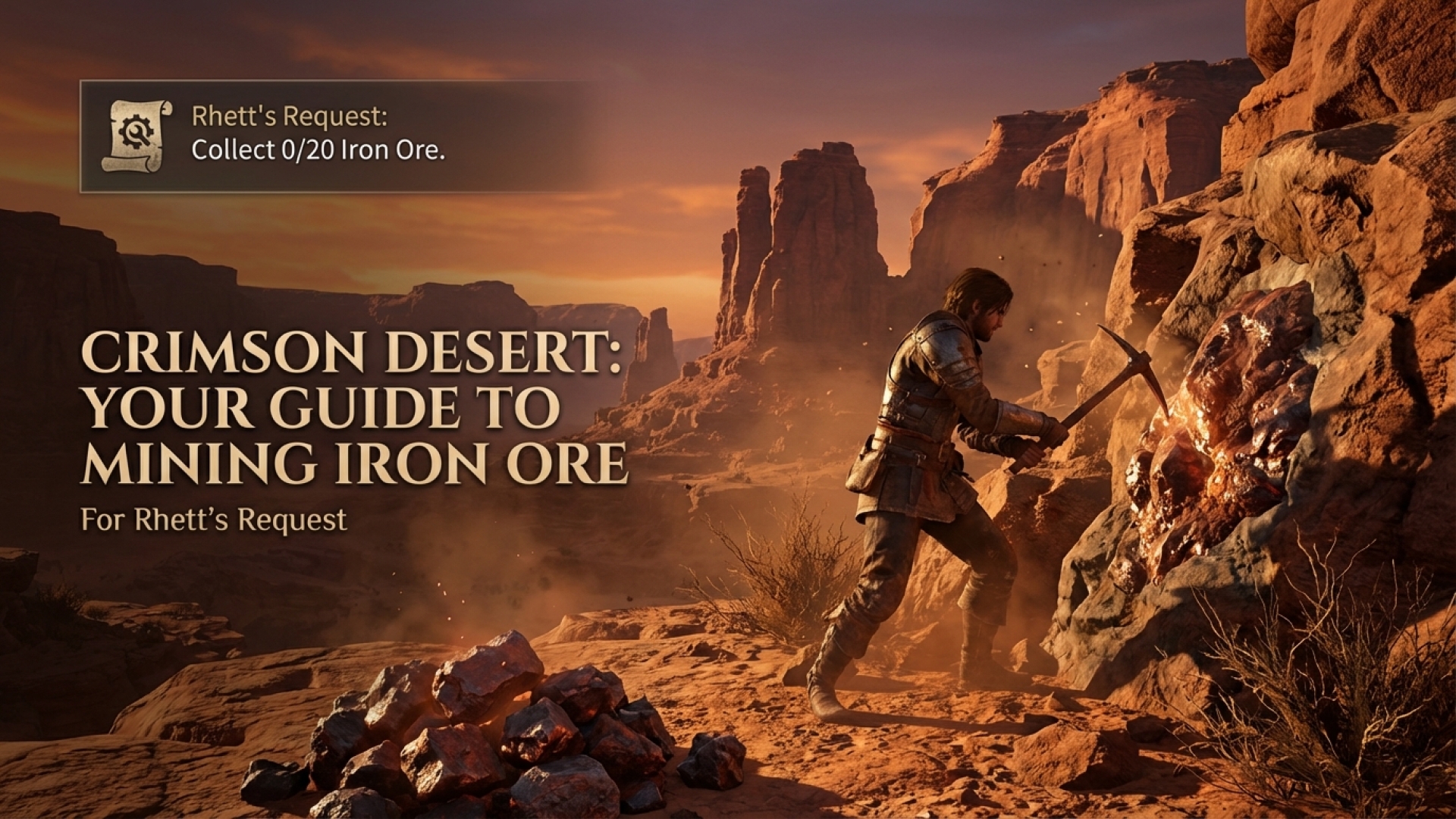 Crimson Desert: Your Guide to Mining Iron Ore for Rhett’s Request