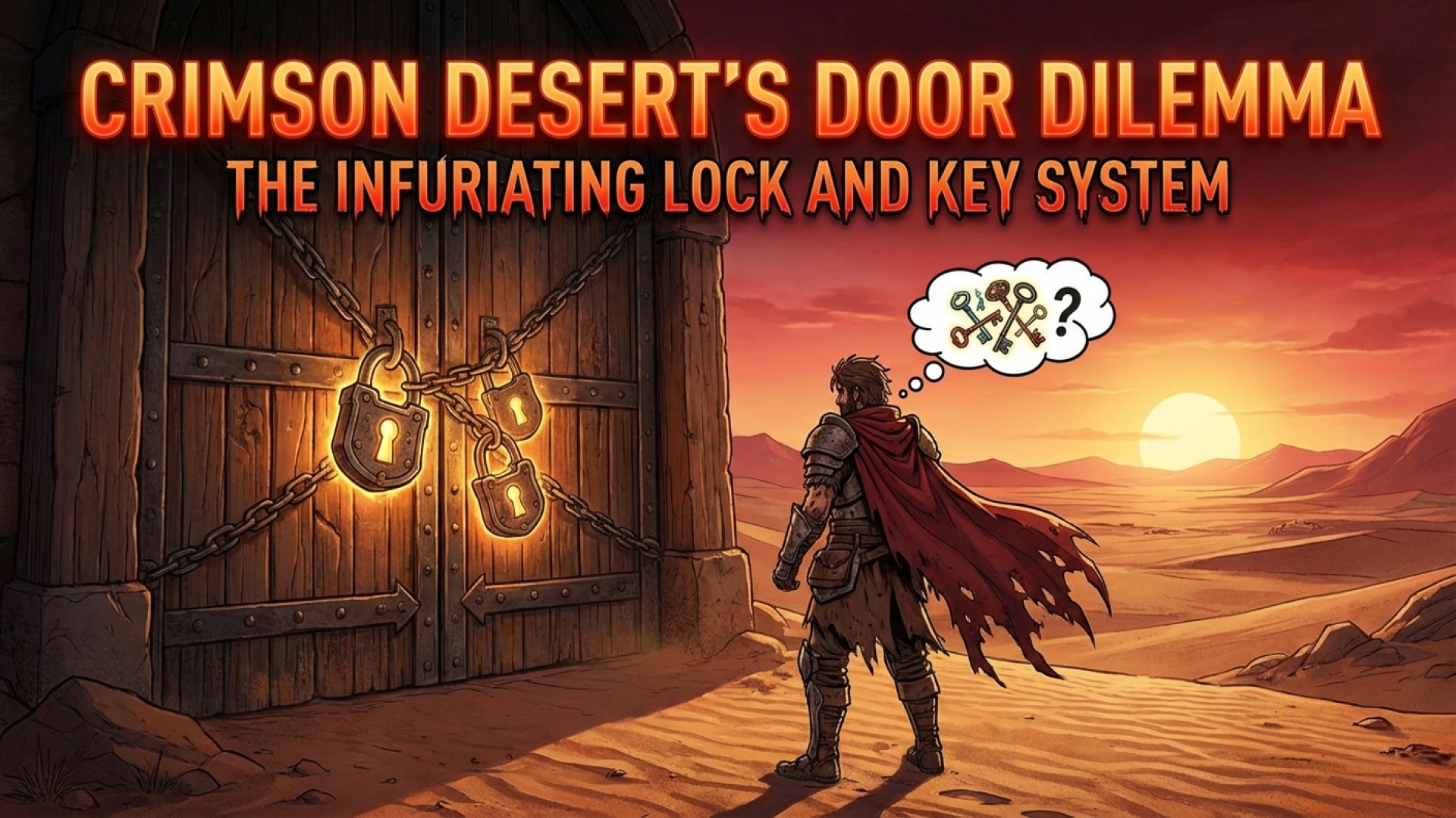 Crimson Desert’s Door Dilemma: The Infuriating Lock and Key System