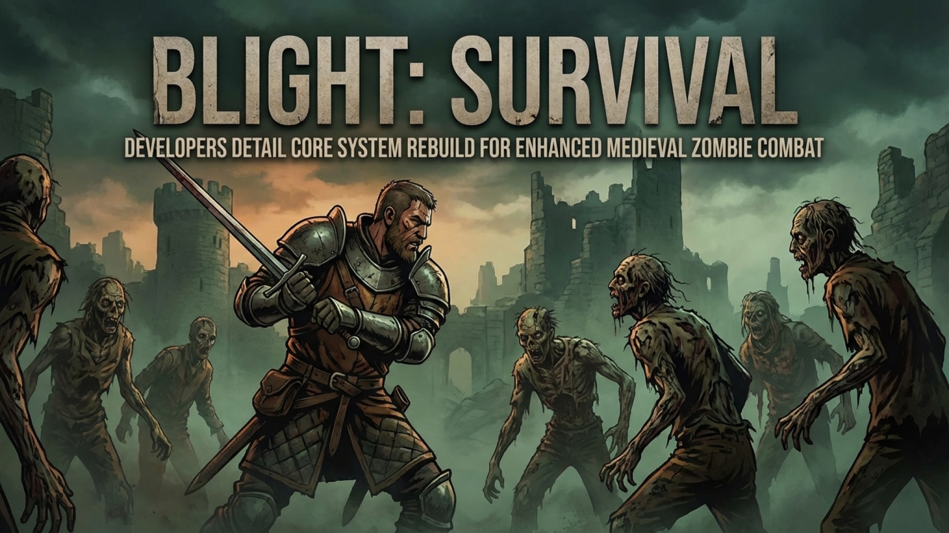 Blight: Survival Developers Detail Core System Rebuild for Enhanced Medieval Zombie Combat