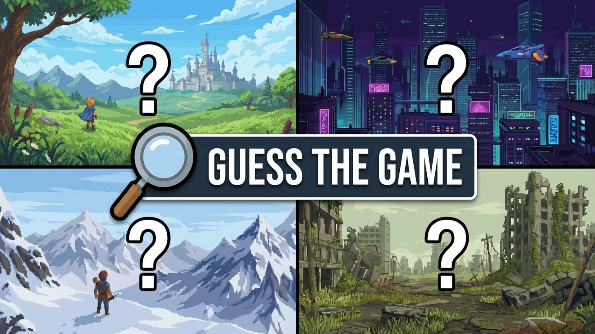 Challenge Your Gaming Knowledge: Identify These Open World Games from Screenshots