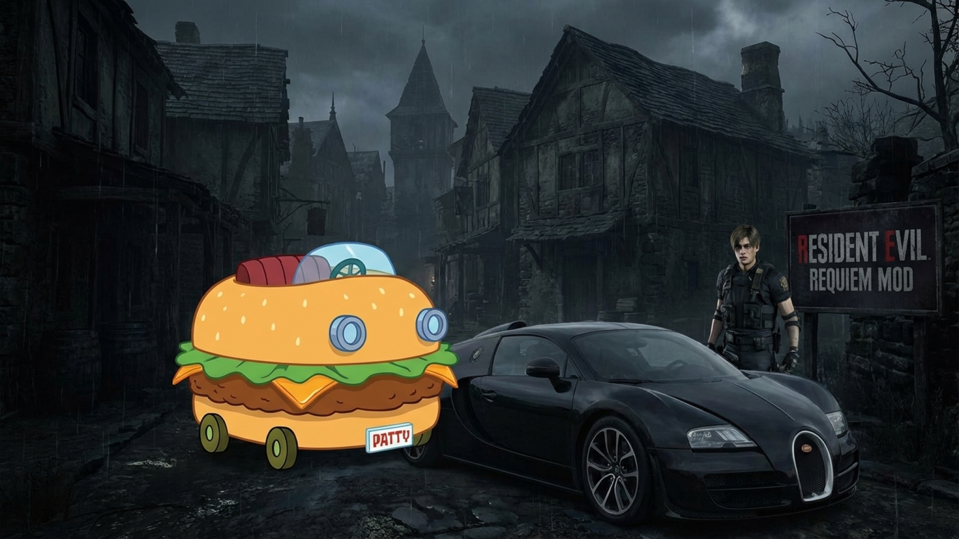 Forget Porsches: Resident Evil Requiem Mod Swaps Luxury Car for SpongeBob’s Patty Wagon