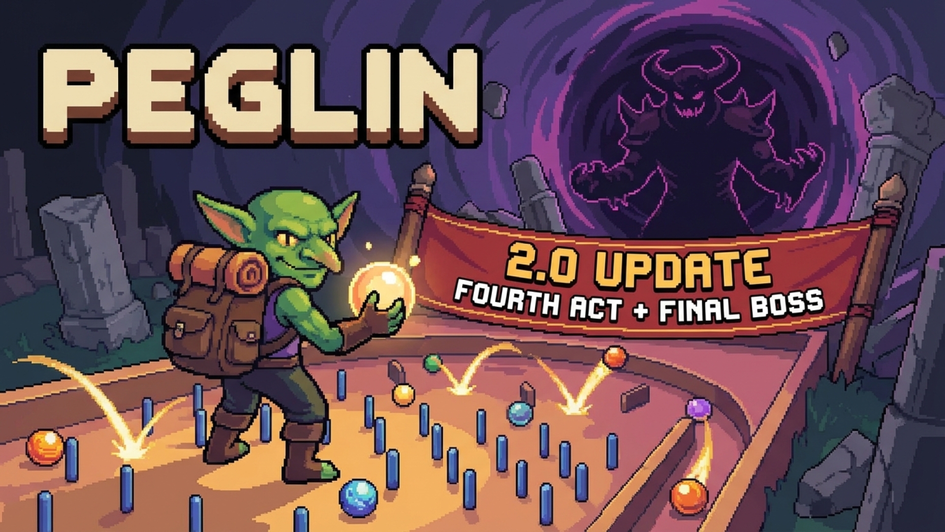 Pachinko Roguelike Peglin Receives Major 2.0 Update, Adding Fourth Act and Final Boss